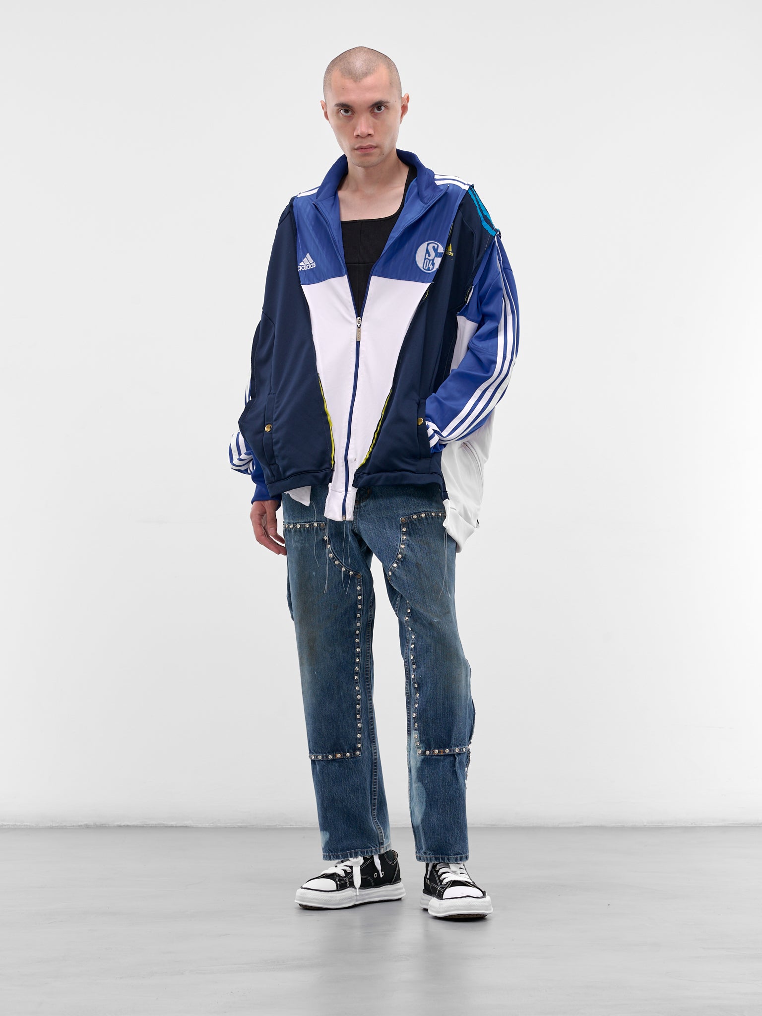 Blue Upcycled Denim Work Pants (DC-NS-PT-40-INDIGO