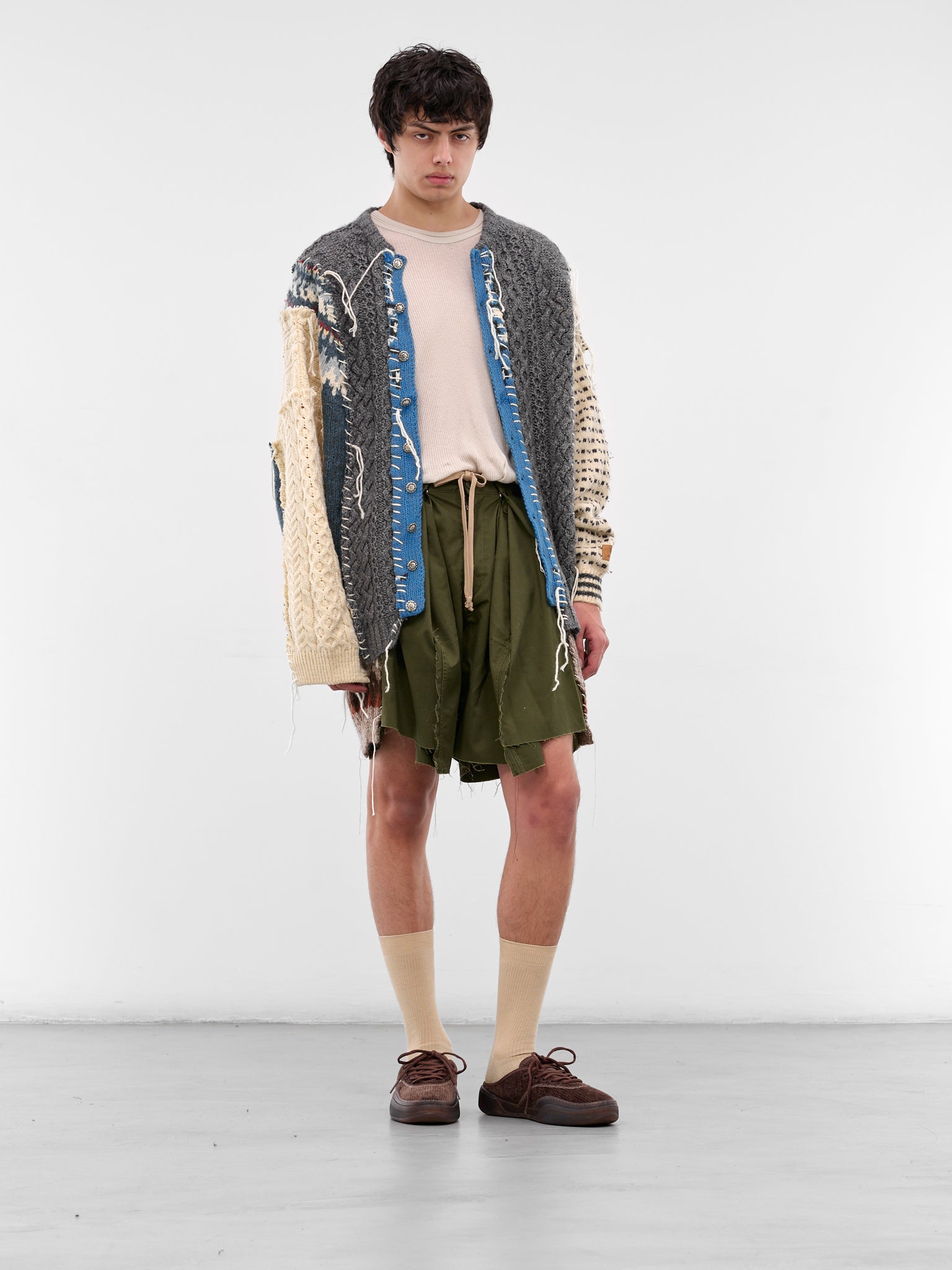 Deconstructed Patchwork Knit Sweater (DC-NS-KN-03-MULTI)