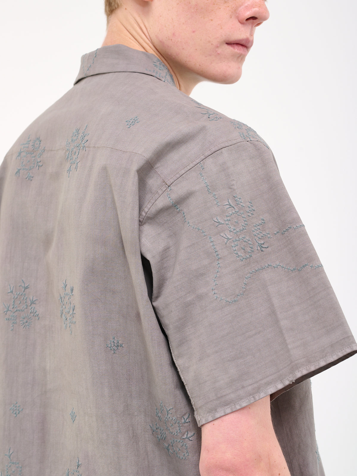 Embroidered Shirt (DDMCC0007-STONE)