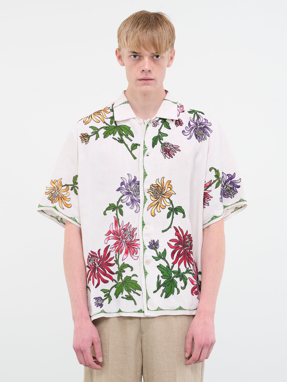 Embroidered Shirt (DDMCC0011-BIANCO)