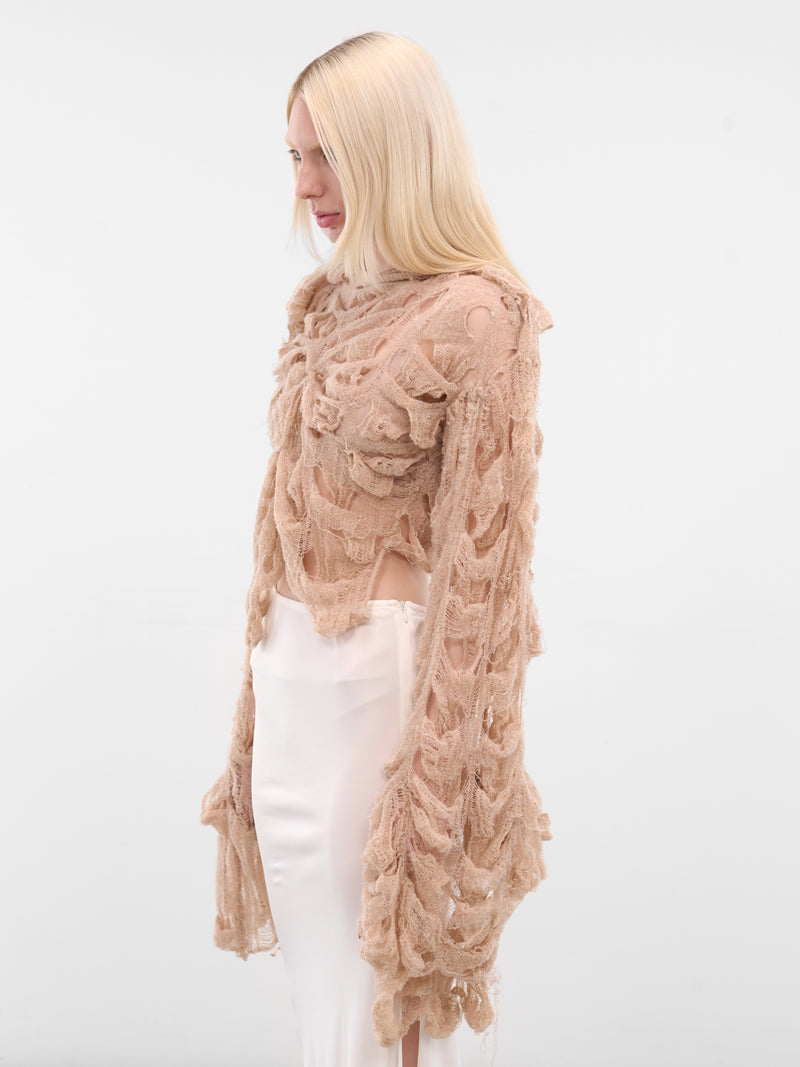 Deep In My Bones Distressed Sweater (DEEP-IN-MY-BONES-DISTRESSED-BE)