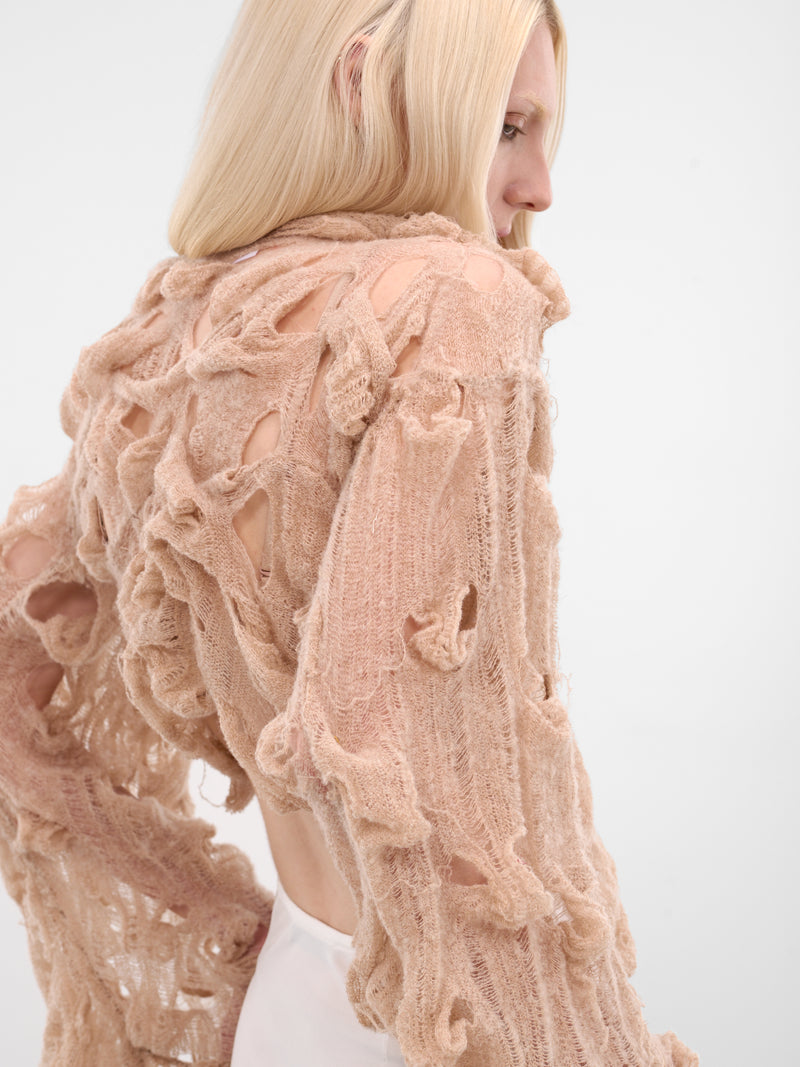 Deep In My Bones Distressed Sweater (DEEP-IN-MY-BONES-DISTRESSED-BE)