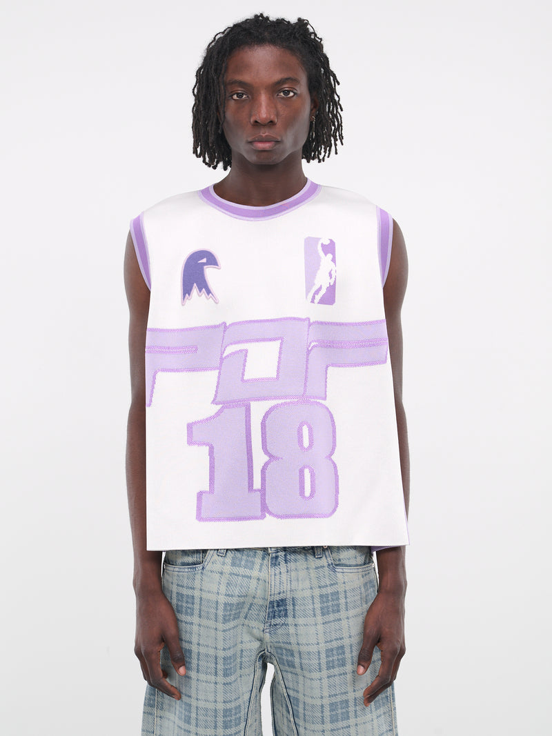 Basket K000 (DFBSKT-K000-PX-WHITE-PURPLE)