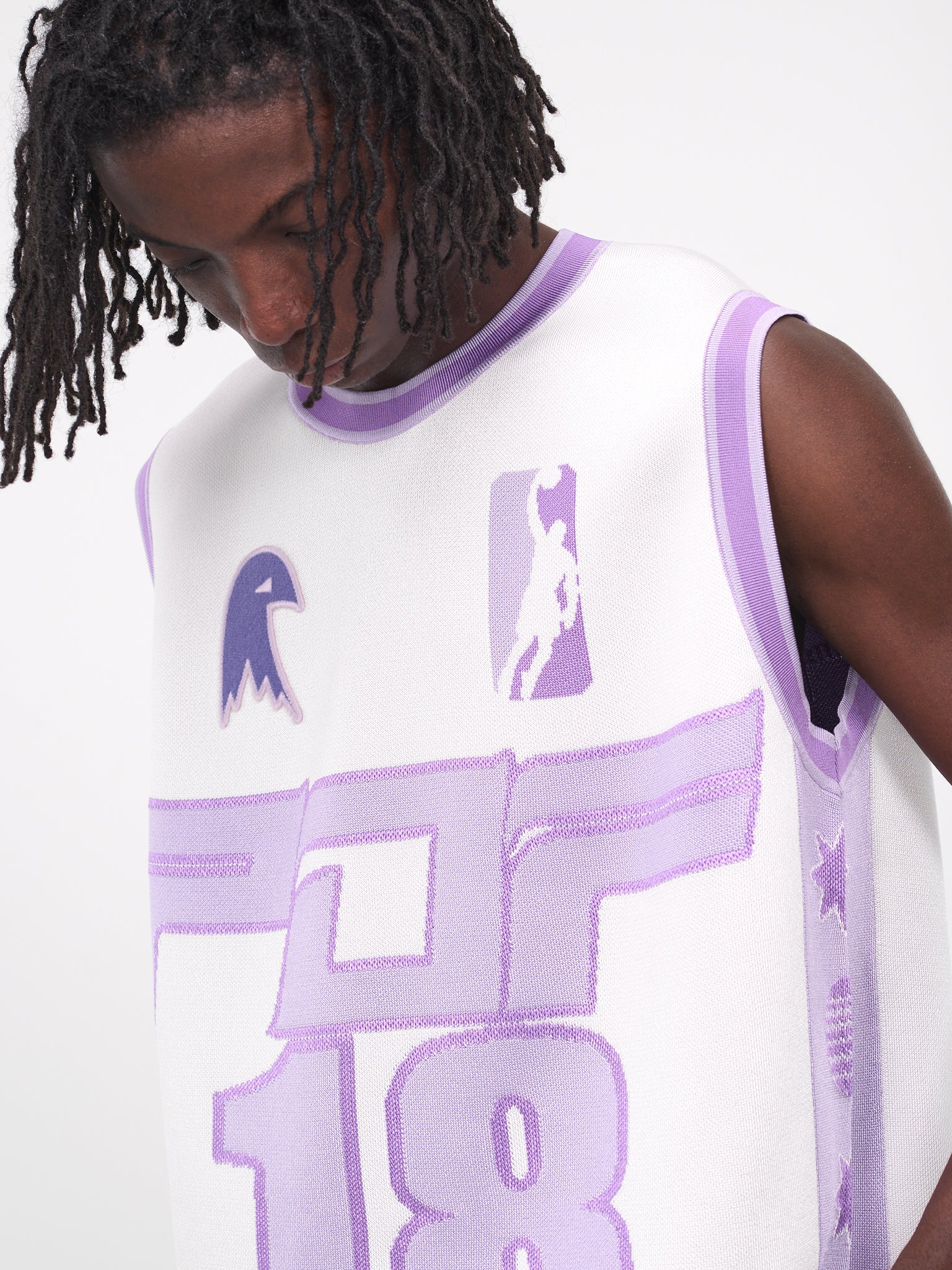 Basket K000 (DFBSKT-K000-PX-WHITE-PURPLE)