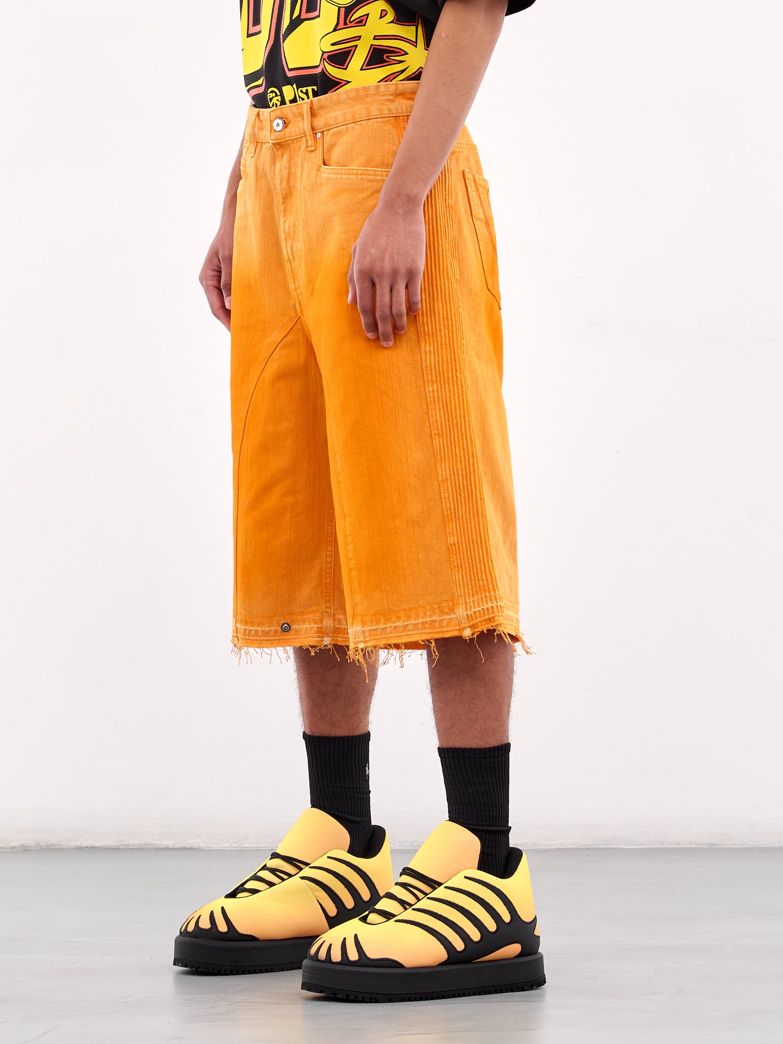 Denim Shorts (DFM03013TF118PX-ORANGE)