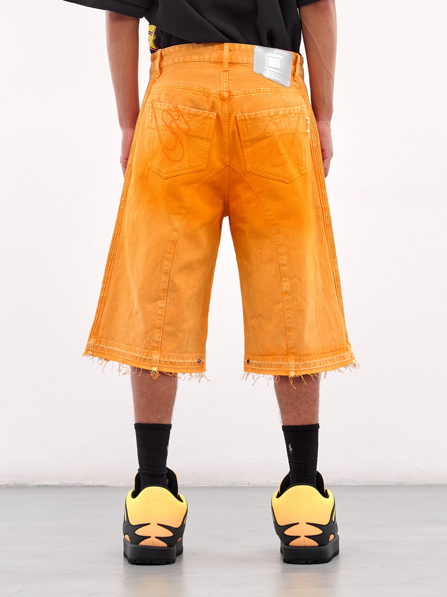 Denim Shorts (DFM03013TF118PX-ORANGE)