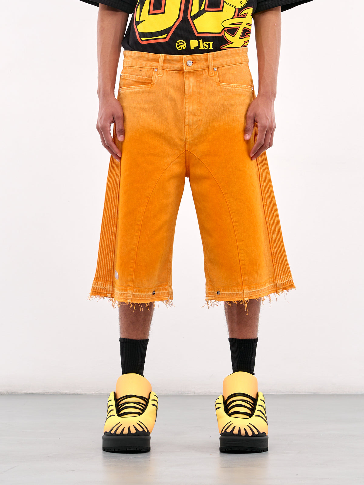 Denim Shorts (DFM03013TF118PX-ORANGE)