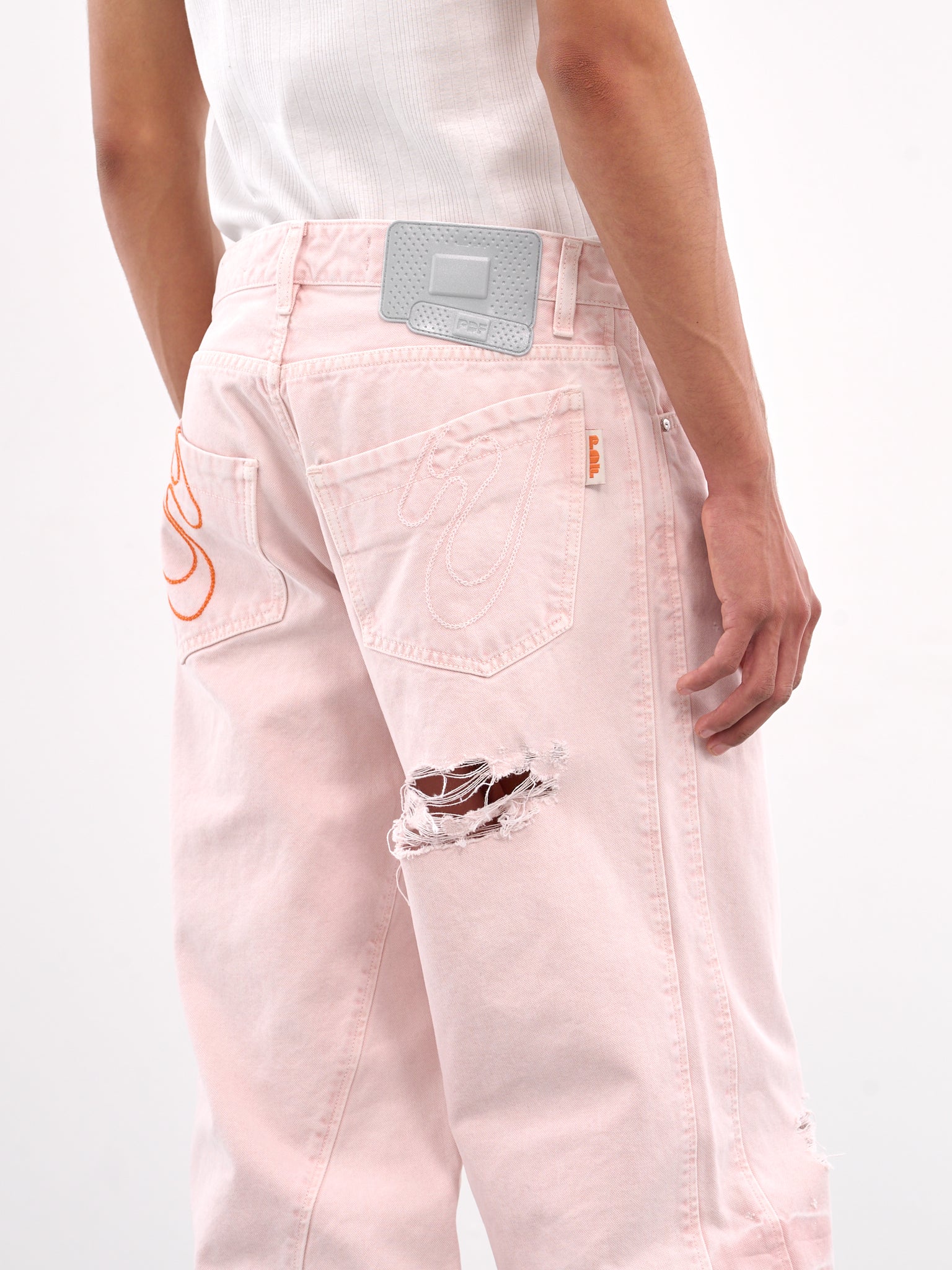 Distressed Jeans (DFM03015TF120PX-PINK)