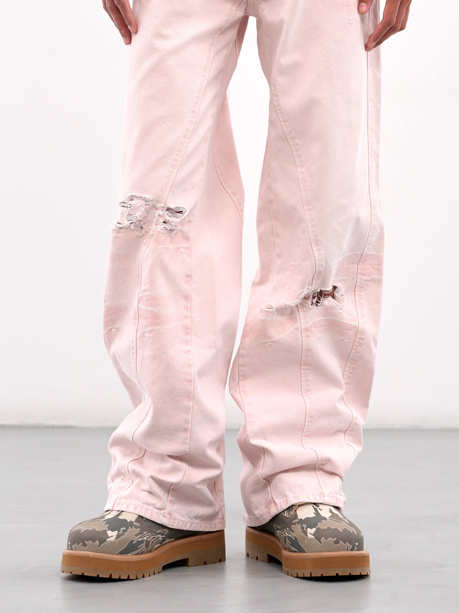 Distressed Jeans (DFM03015TF120PX-PINK)