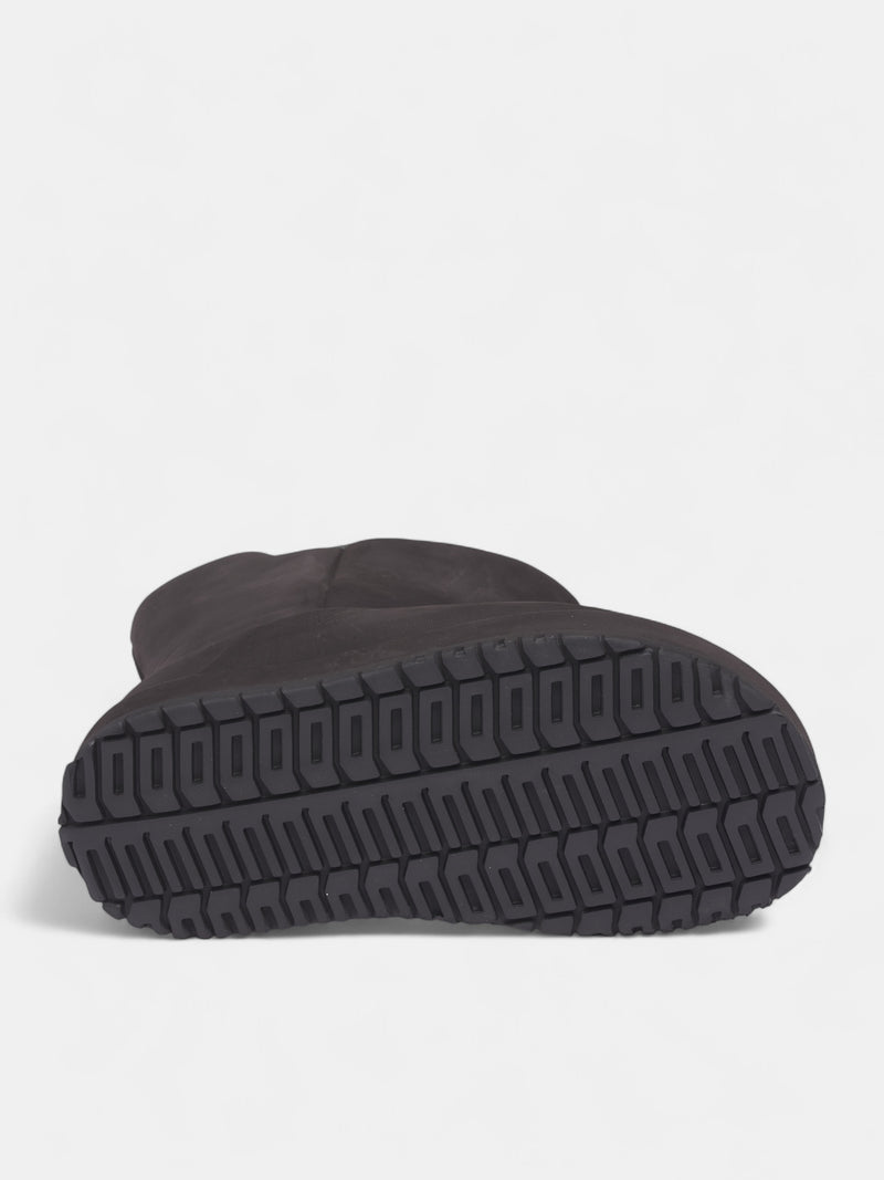 Black Leather Neve Nabuk Boots (DFM45006S0010PX-BLACK)