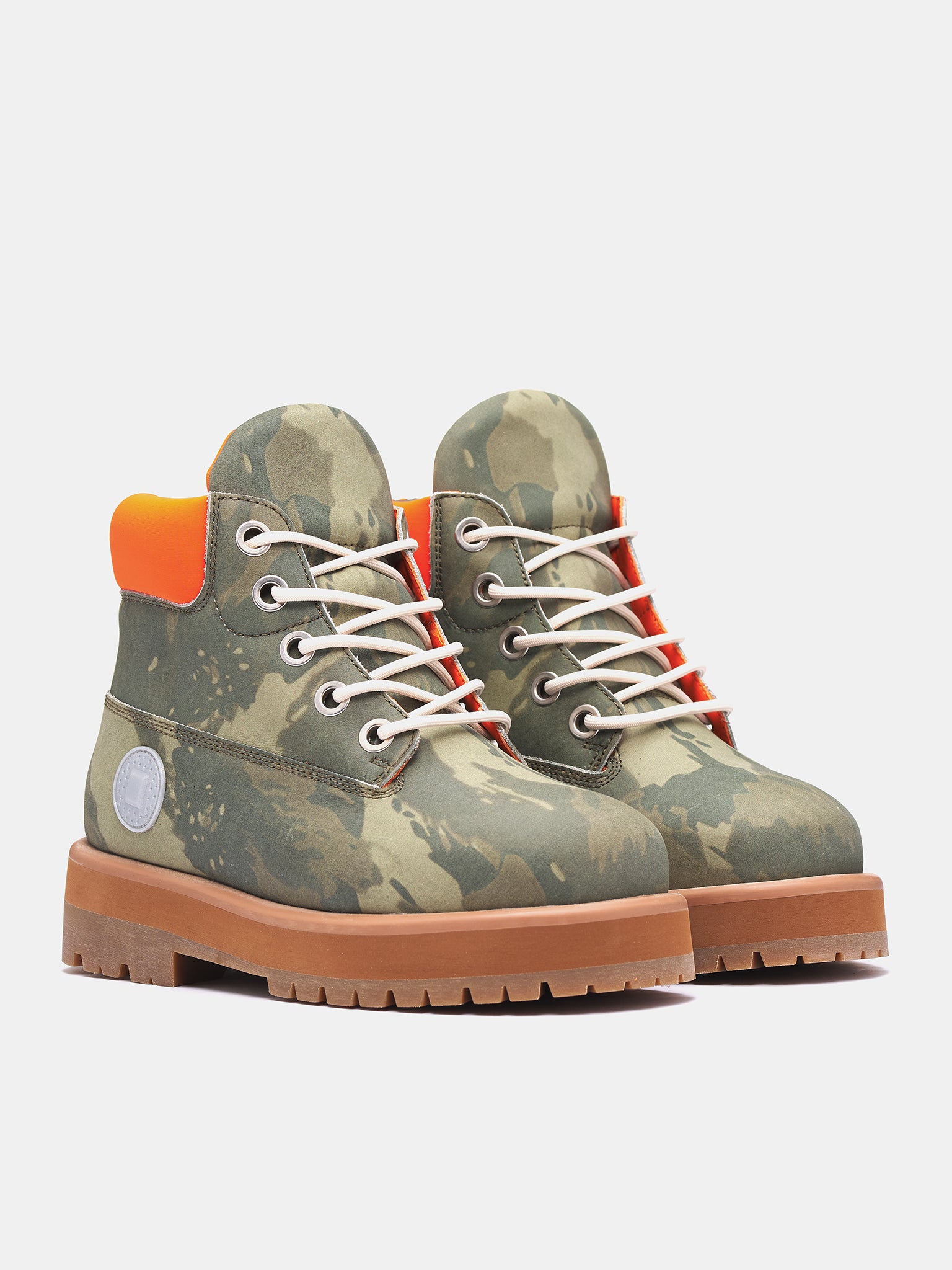 Strada Camo Boots (DFM45012S0007-CAMO-ORANGE)