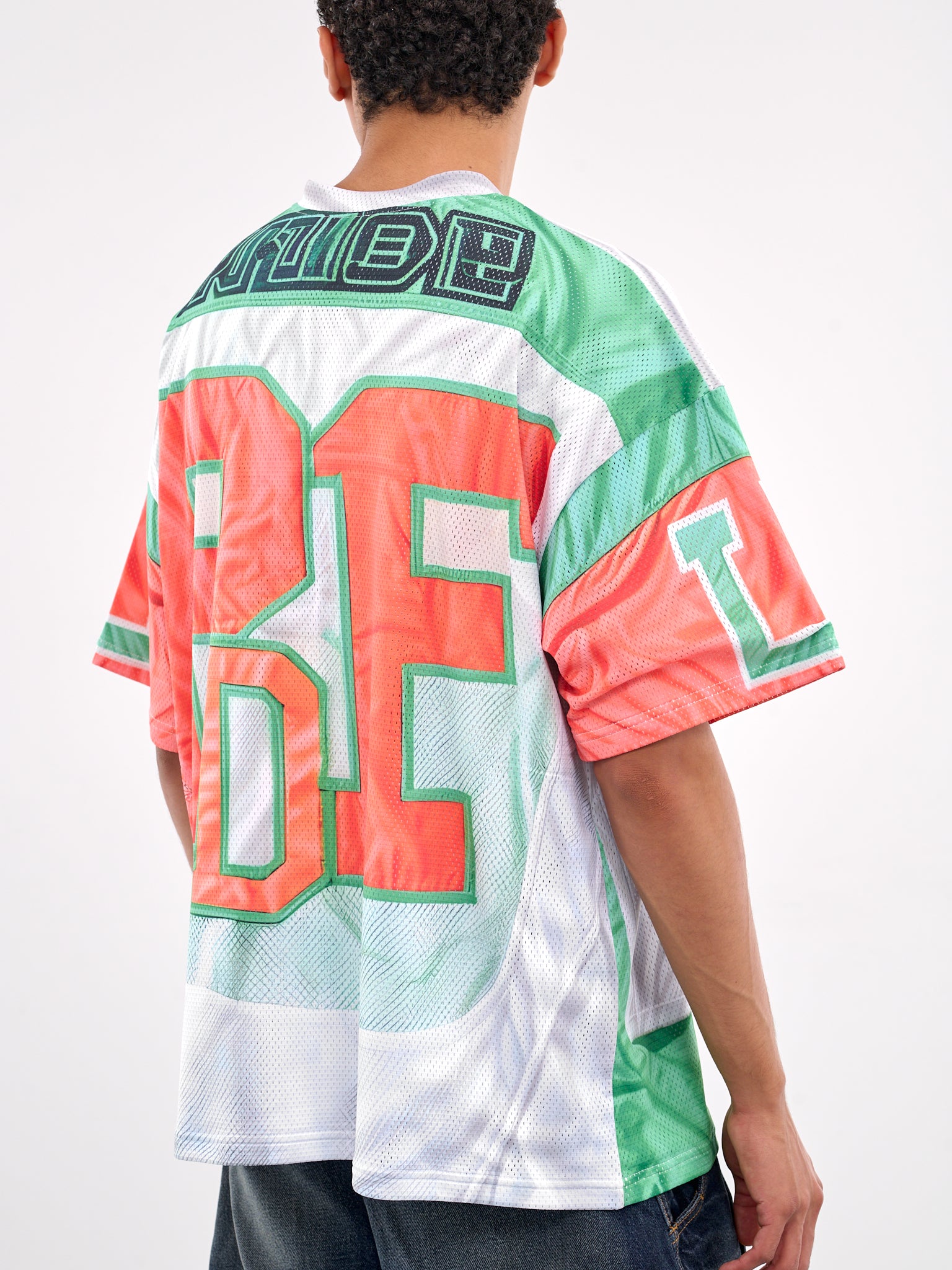 Deconstructed Football Jersey (DFM54017TJ105PRINT-GREEN)