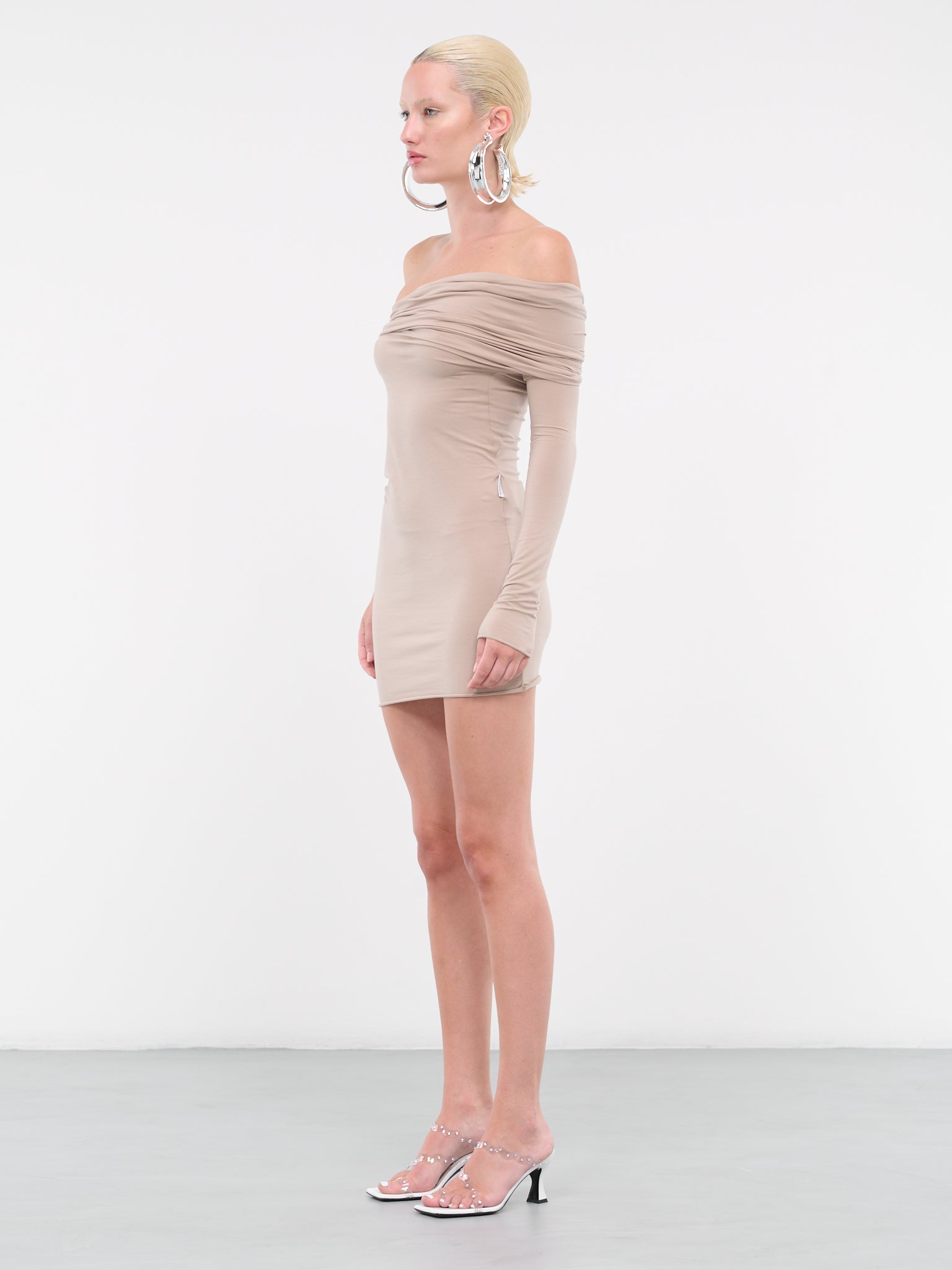Fold Mini Dress (DFSS23DR01-TERRACOTTA)