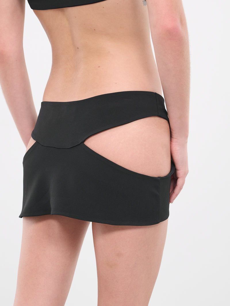 Defiant Mini Skirt (DFSS23SKT01-BLACK)