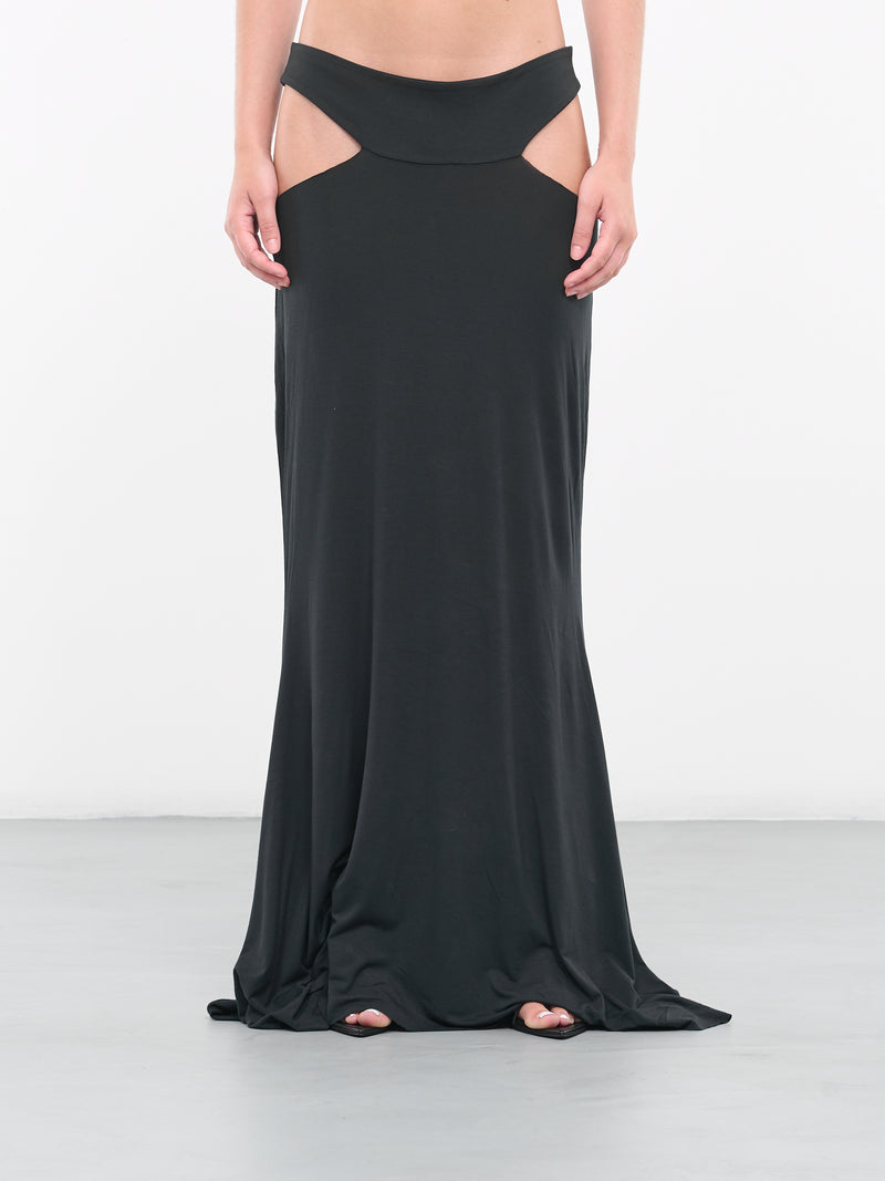 Defiant Maxi Skirt (DFSS23SKT03-BLACK)