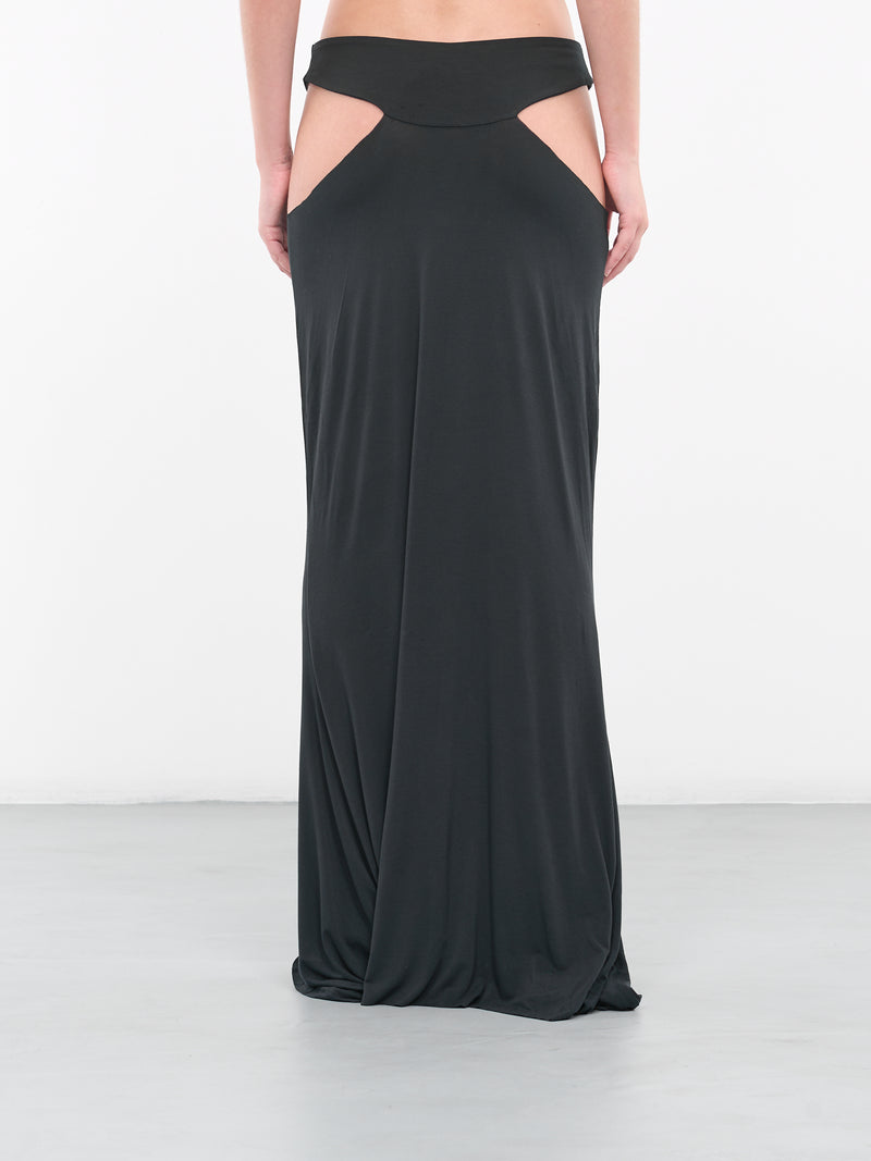 Defiant Maxi Skirt (DFSS23SKT03-BLACK)