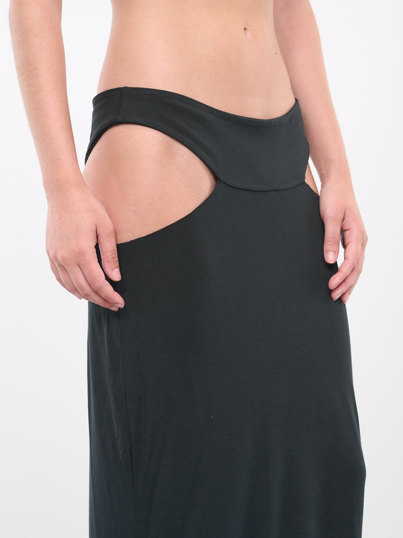 Defiant Maxi Skirt (DFSS23SKT03-BLACK)