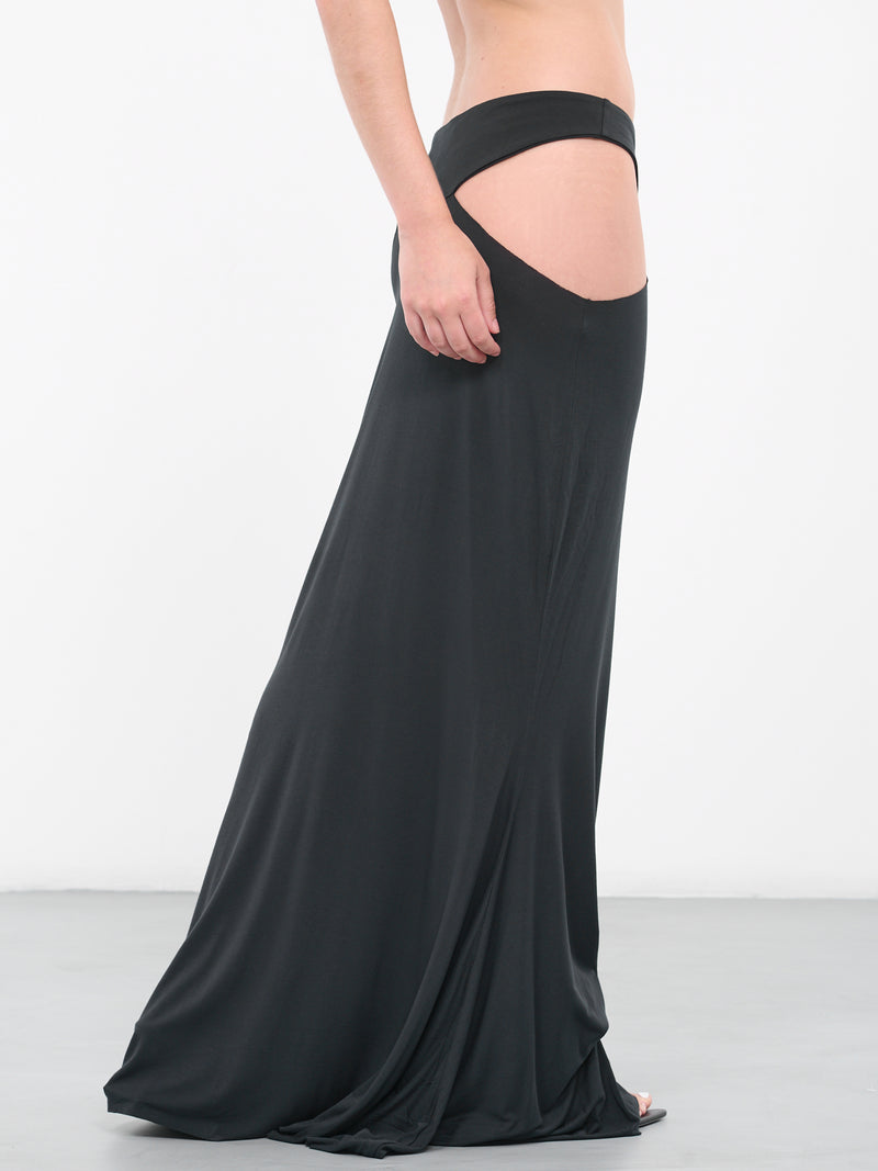 Defiant Maxi Skirt (DFSS23SKT03-BLACK)