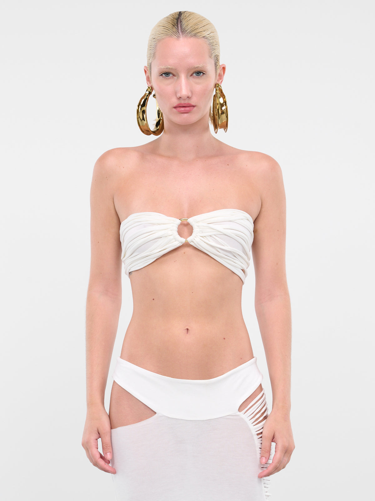 Cord Bra Top (DFSS23T05-WHITE)