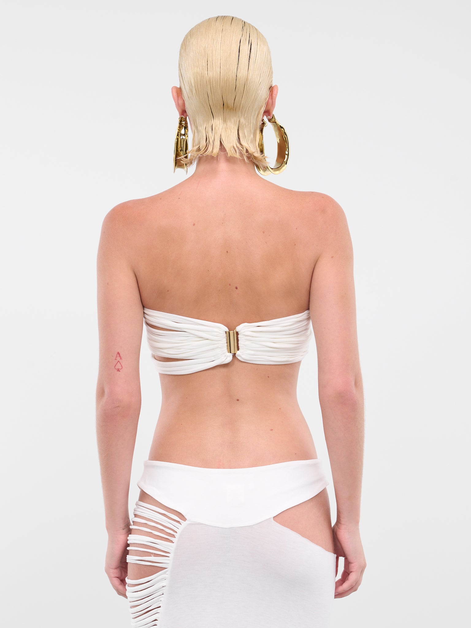 Cord Bra Top (DFSS23T05-WHITE)