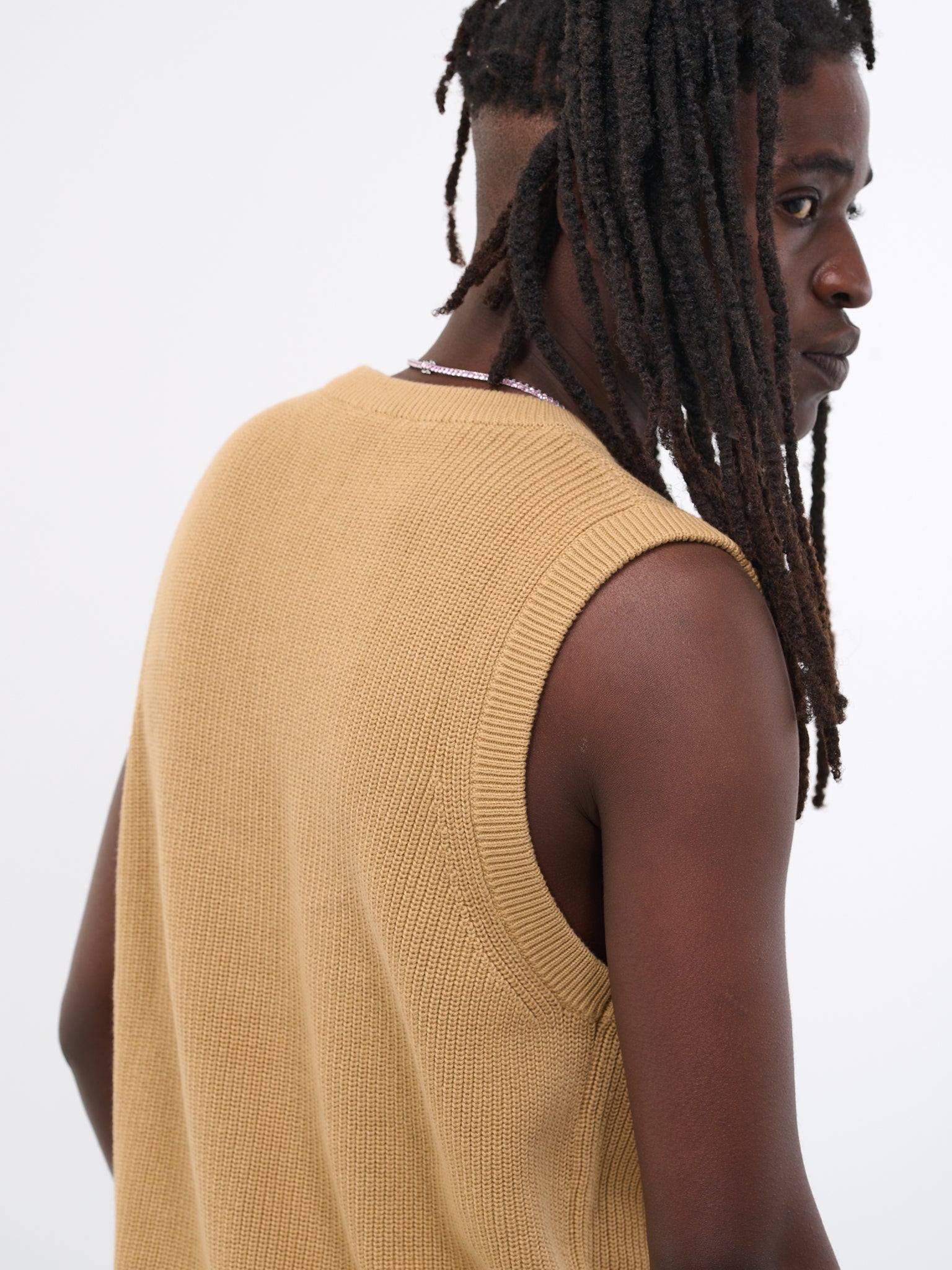 Dharma Knit Vest (DHARMA-M22KN7018-BEIGE-FLORAL)