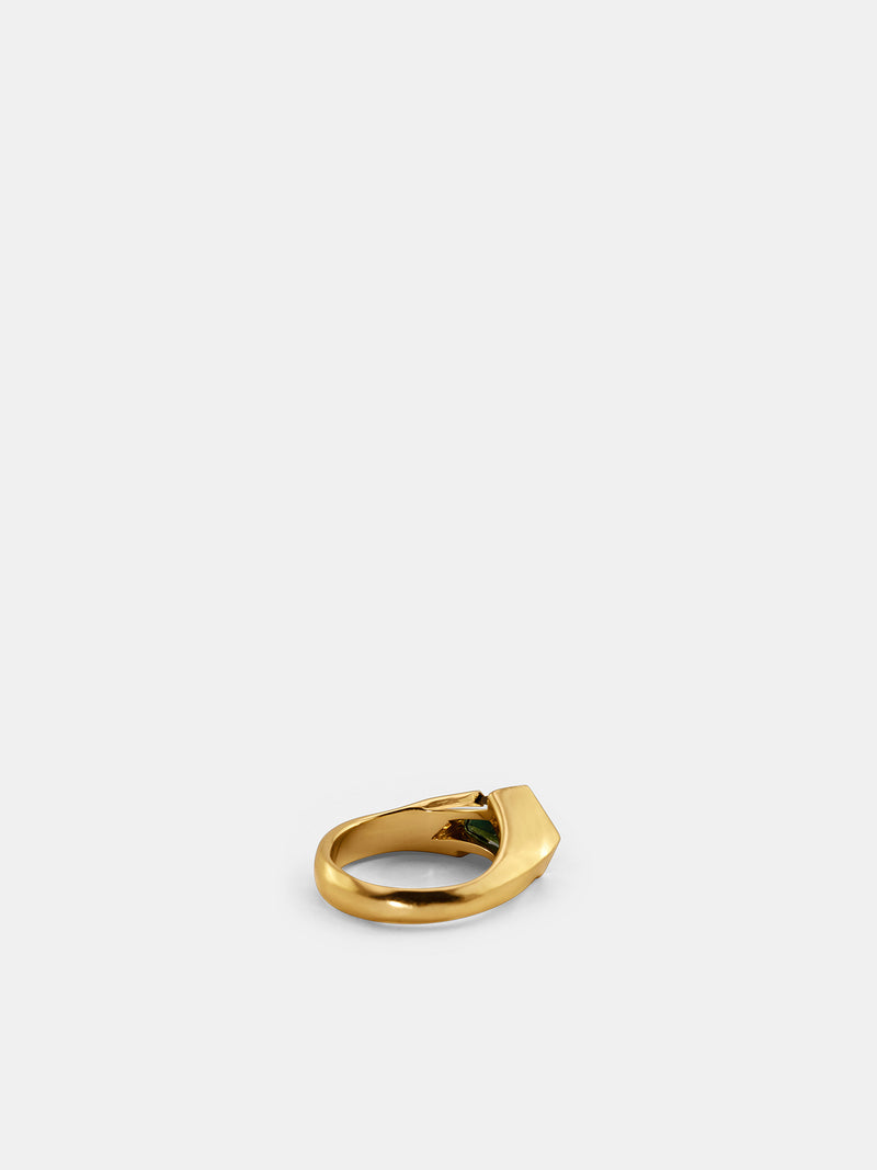 18K Gold & Sapphire Dior Ring (DIOR-18K-YELLOW-GOLD)