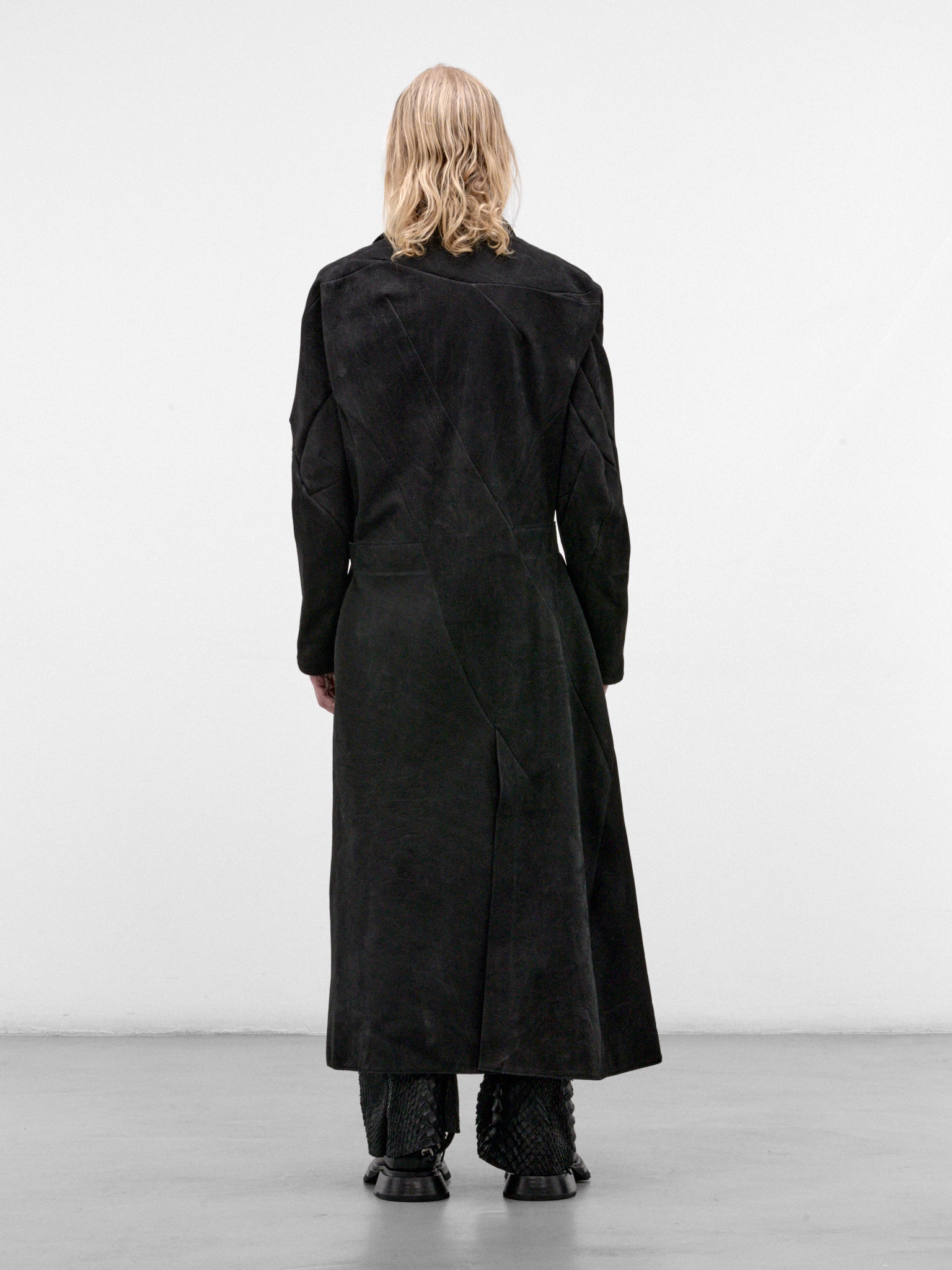 Buffalo Leather Distortion General's Coat (DIS-M-GC-01-BLACK)