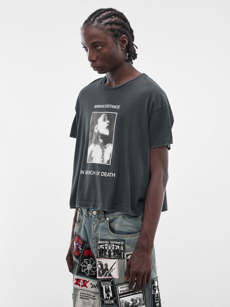 MARKING DISTANCE Distressed Atrax Morgue Tee | H.Lorenzo - side