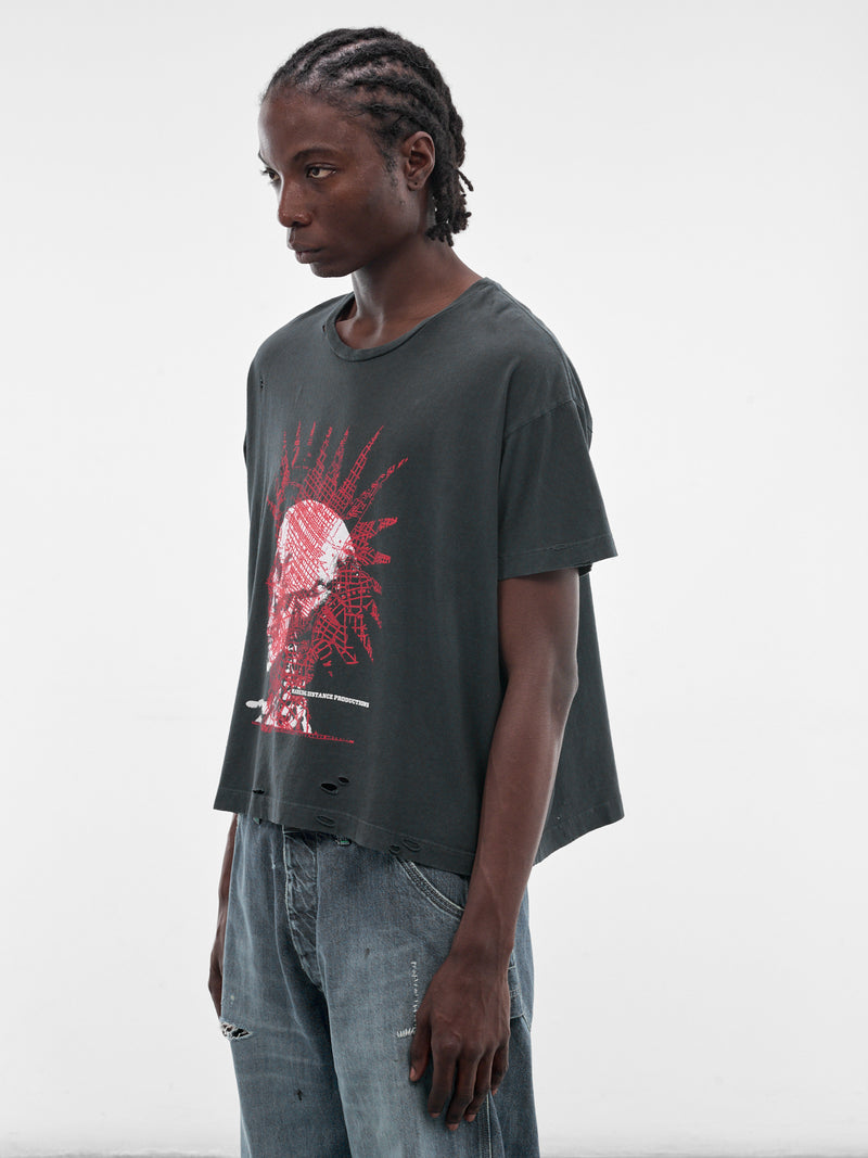 MARKING DISTANCE Distressed Repo Man Tee | H.Lorenzo - side