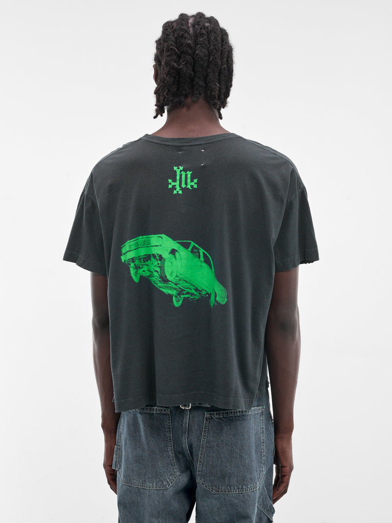 MARKING DISTANCE Distressed Repo Man Tee | H.Lorenzo - back