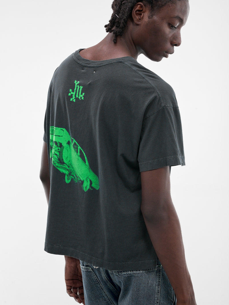 MARKING DISTANCE Distressed Repo Man Tee | H.Lorenzo - detail 2
