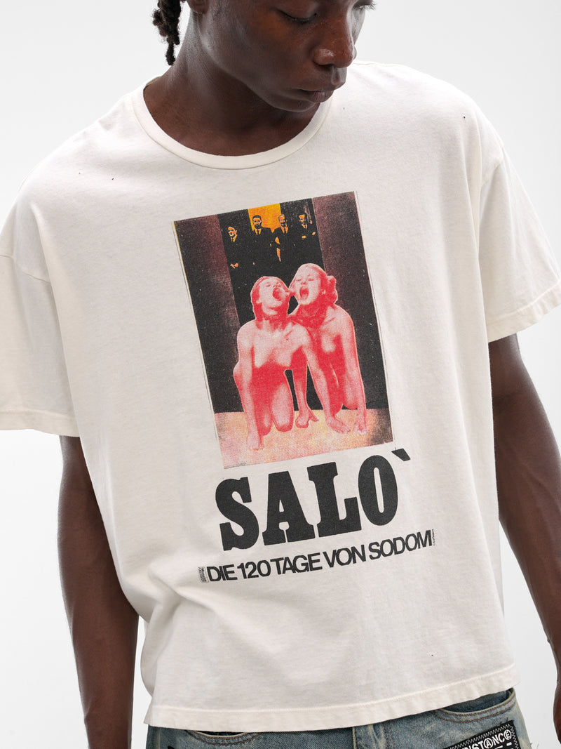 MARKING DISTANCE Distressed Salo Tee | H.Lorenzo - detail 1