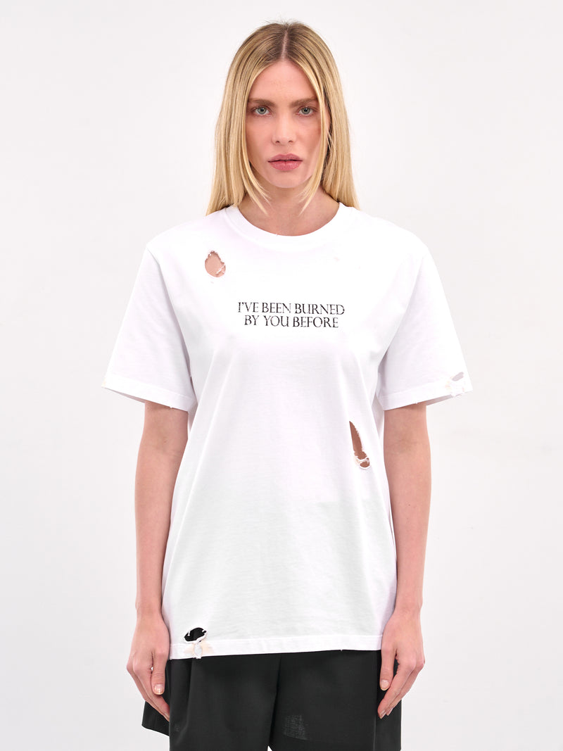 Disney Burned By You Before Tee (DJS144F5028A-WHITE)