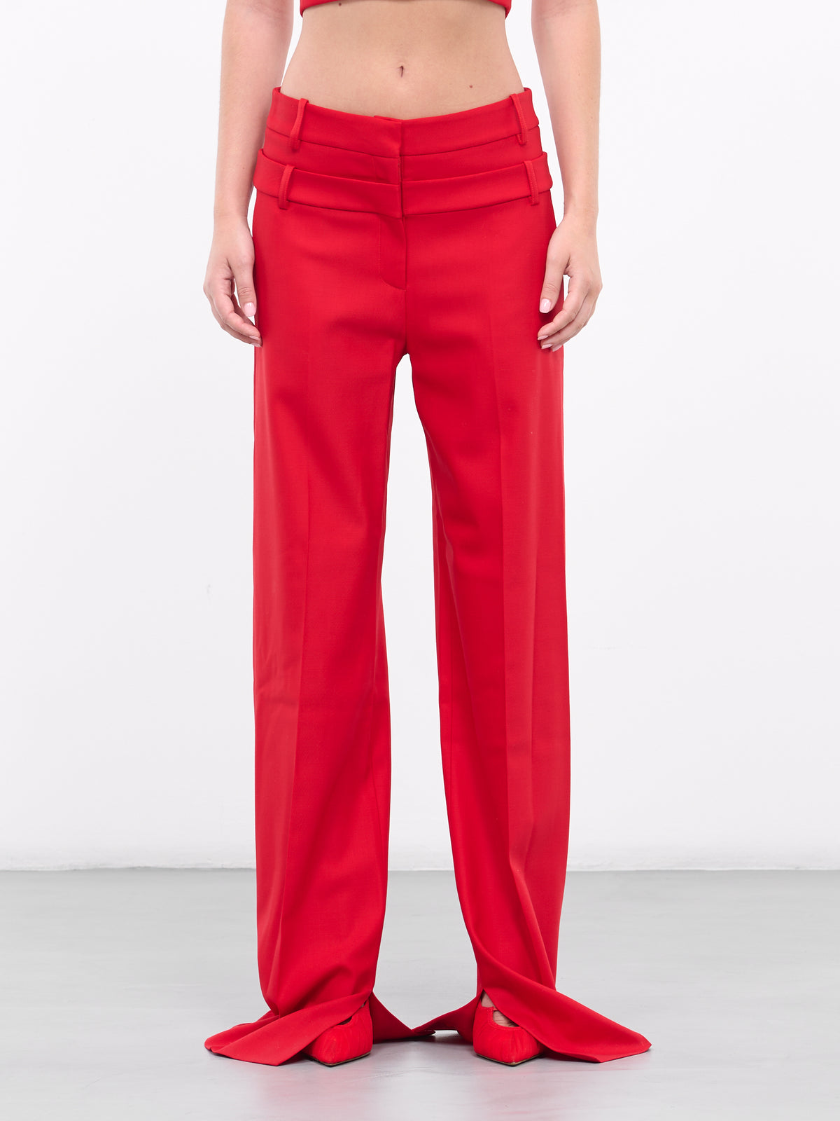 Double-Waist Trousers (DK15TR-RED)