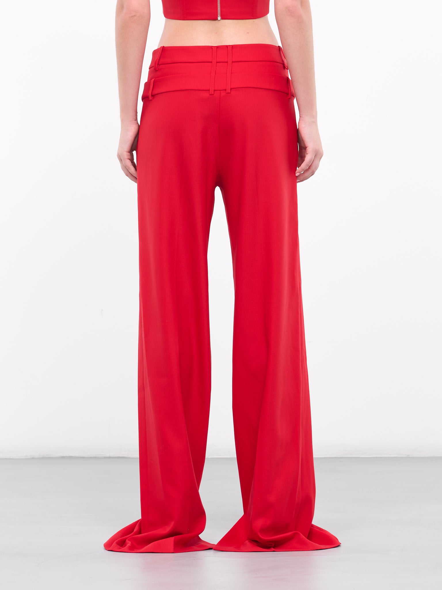 Double-Waist Trousers (DK15TR-RED)