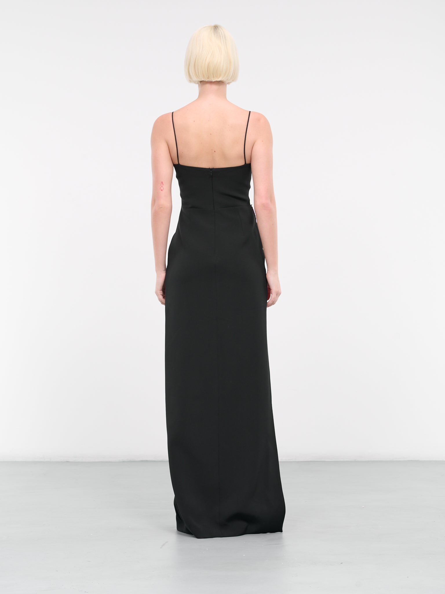 Metallic Tube Open Leg Gown DK24DL BLACK PINK