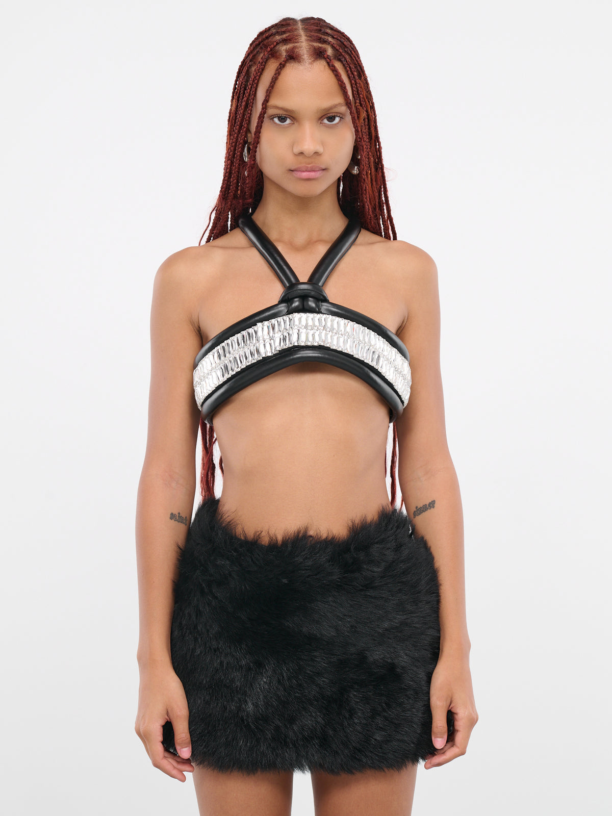 3D Crystal Top (DK48BR-BLACK-SILVER)