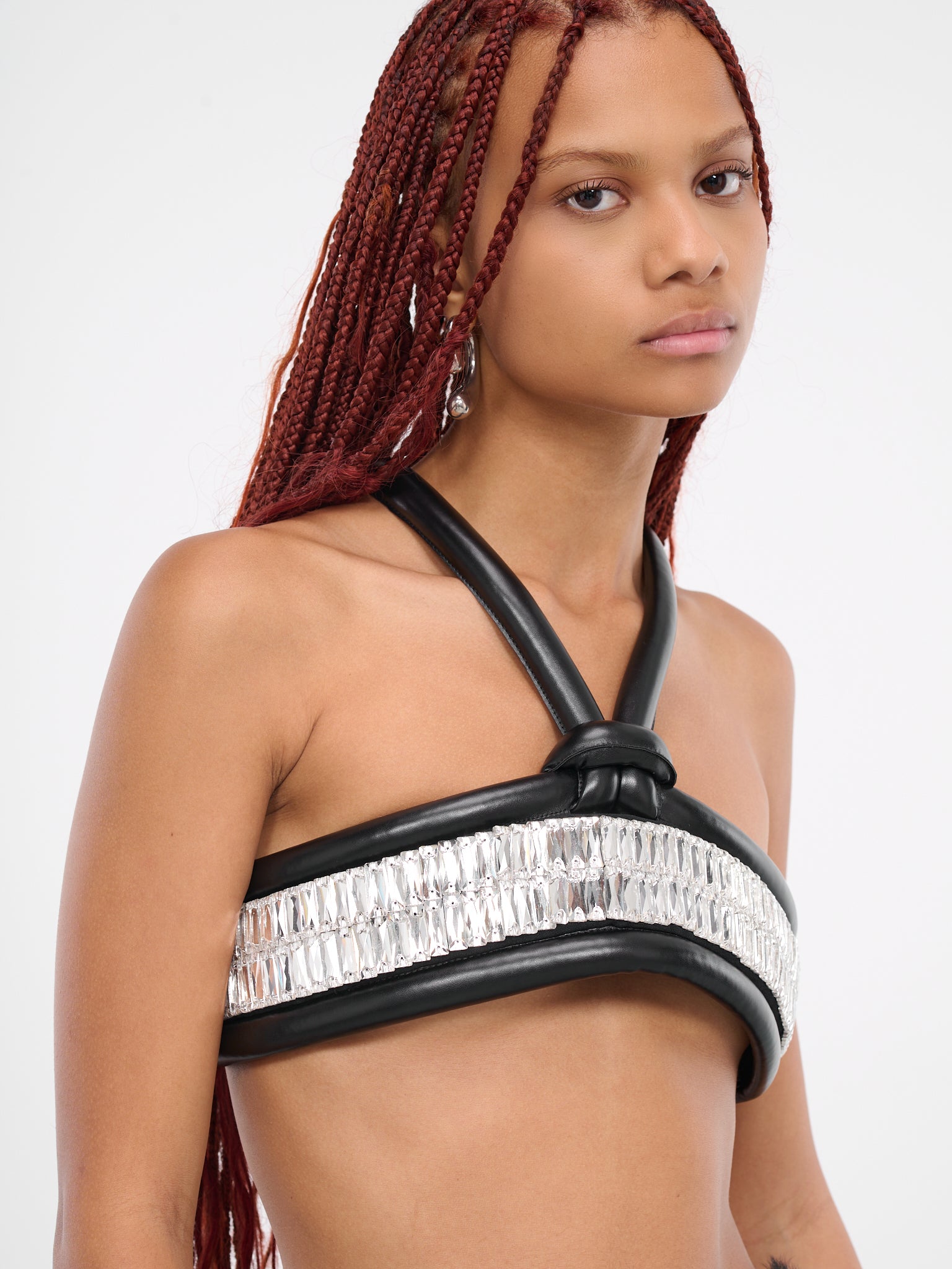 3D Crystal Top (DK48BR-BLACK-SILVER)