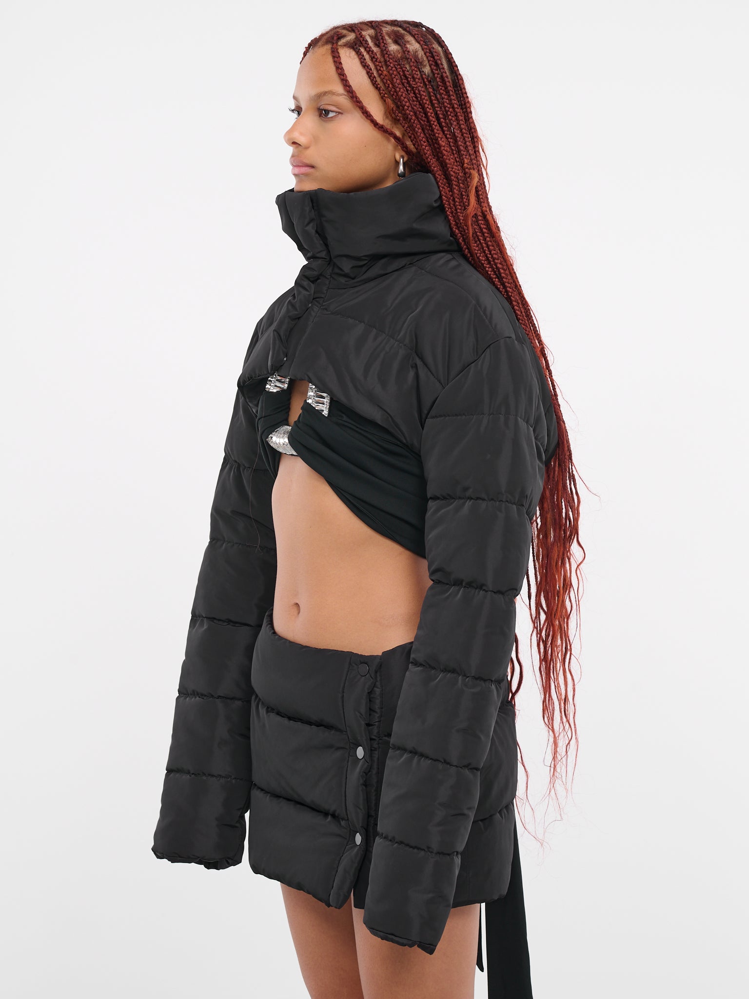 Crop Puffer Jacket (DK48J-BLACK)