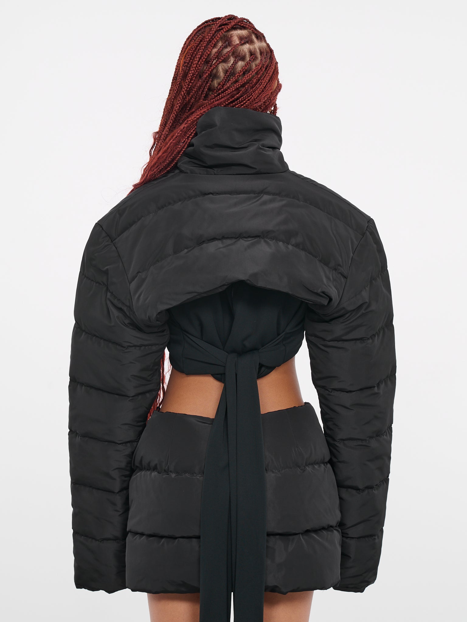 Crop Puffer Jacket (DK48J-BLACK)