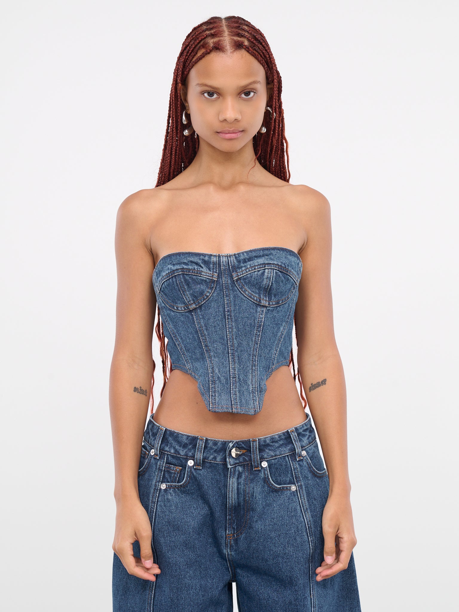 Denim Bustier (DK71DT-INDIGO)