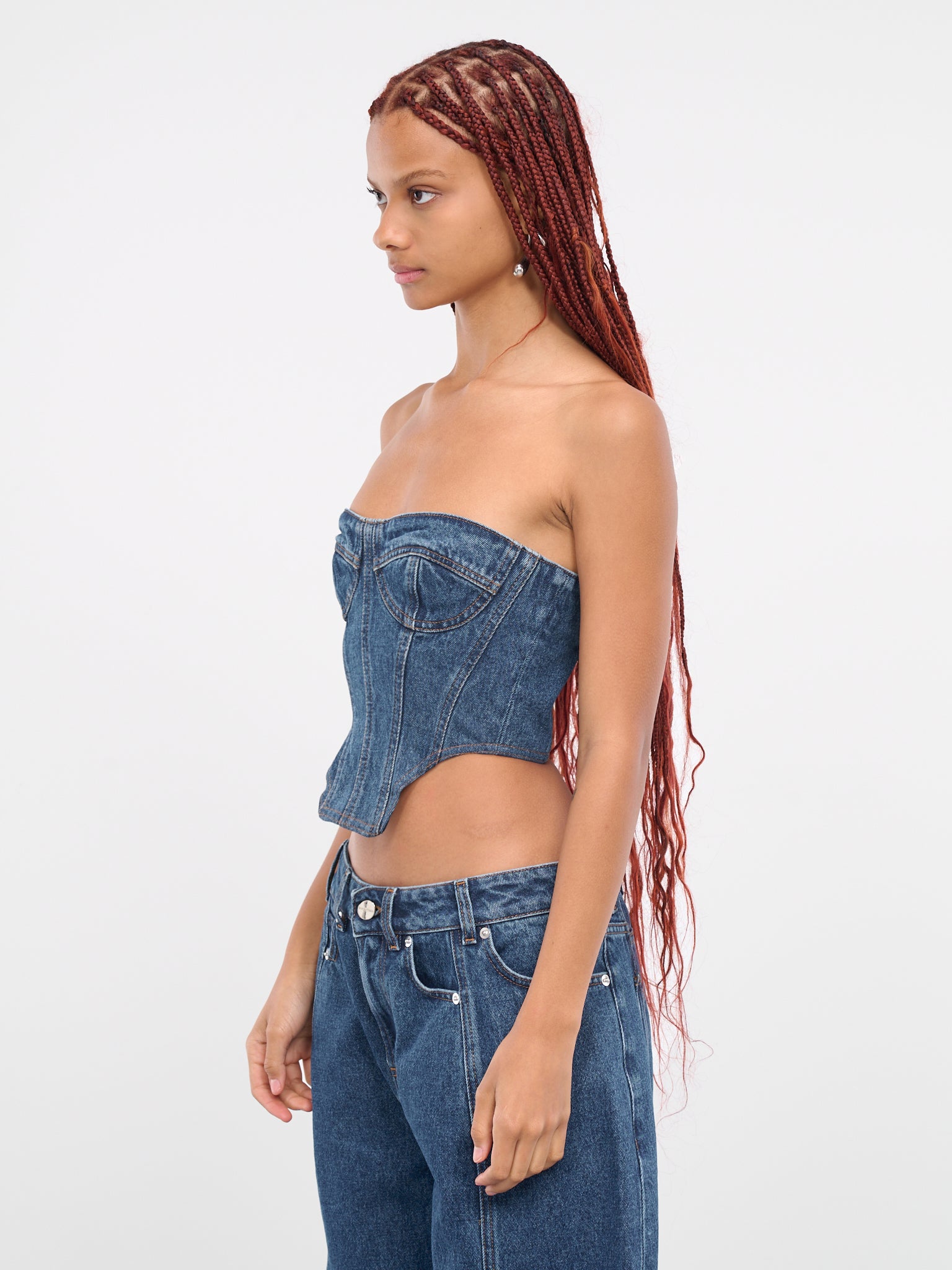 Denim Bustier (DK71DT-INDIGO)