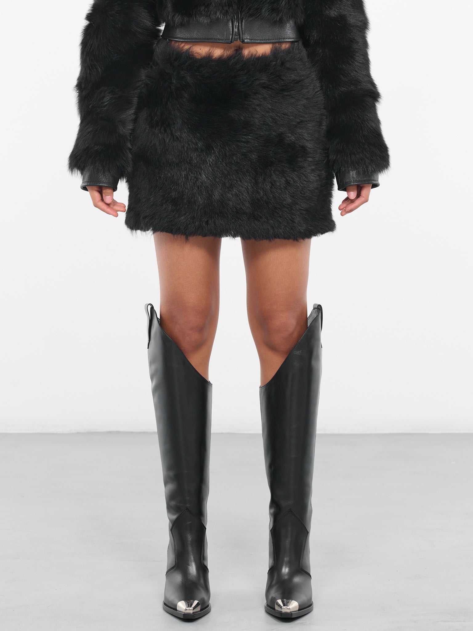 Faux Fur Skirt