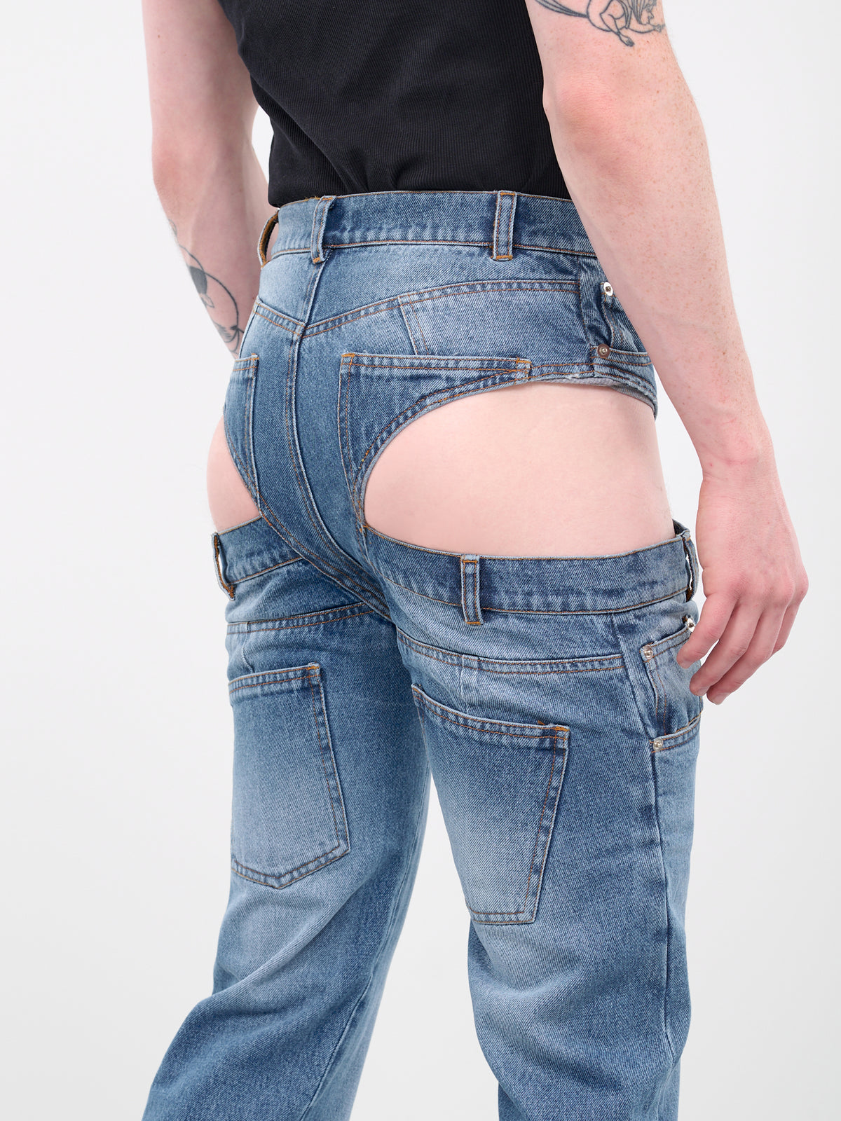 Pantaslip Stonewashed Jeans (DN-004-A-BLUE-STONEWASH)