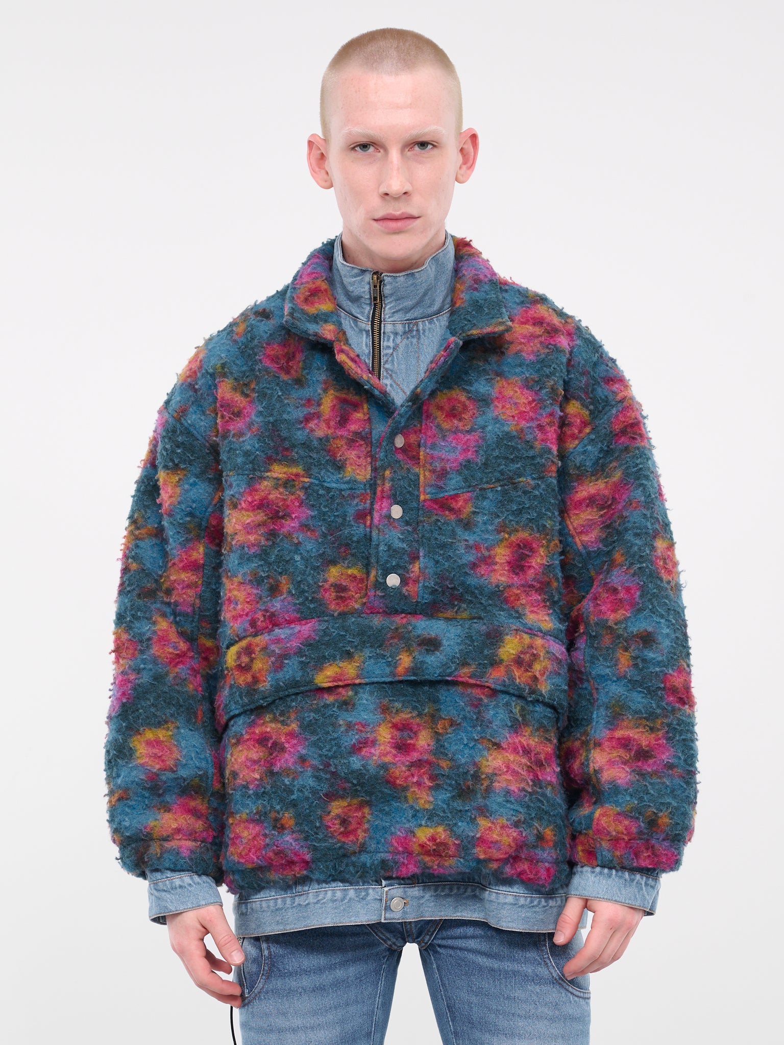 Rosana Jean Mouf Jacket (OU-003-A-DENIM-MULTICOLOR)