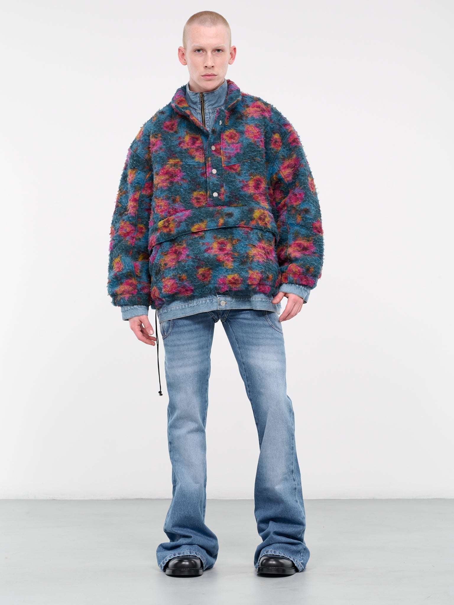 Rosana Jean Mouf Jacket (OU-003-A-DENIM-MULTICOLOR)