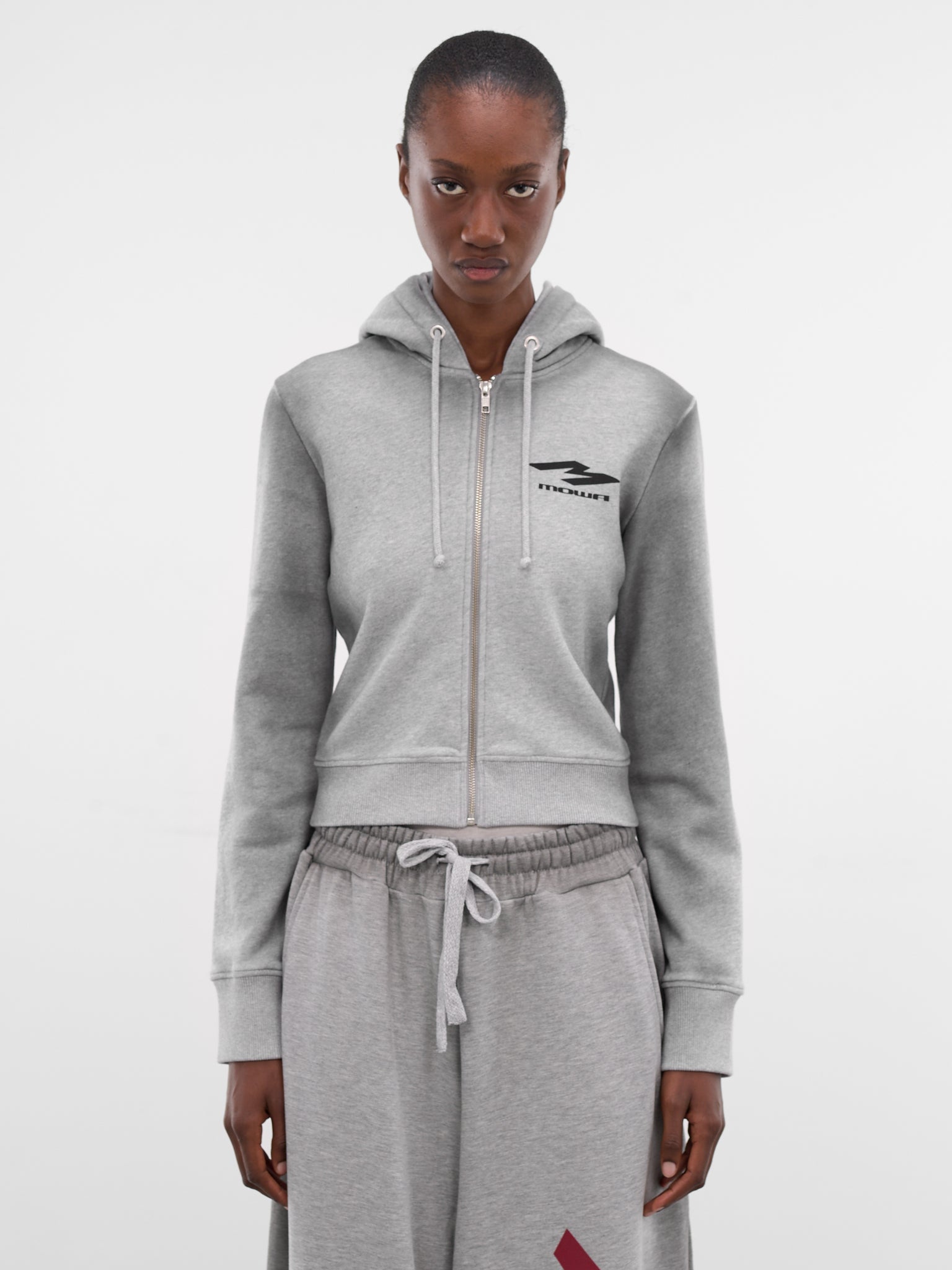 Gray Double D Zip Hoodie (DOUBLE-HOODIE-GREY)
