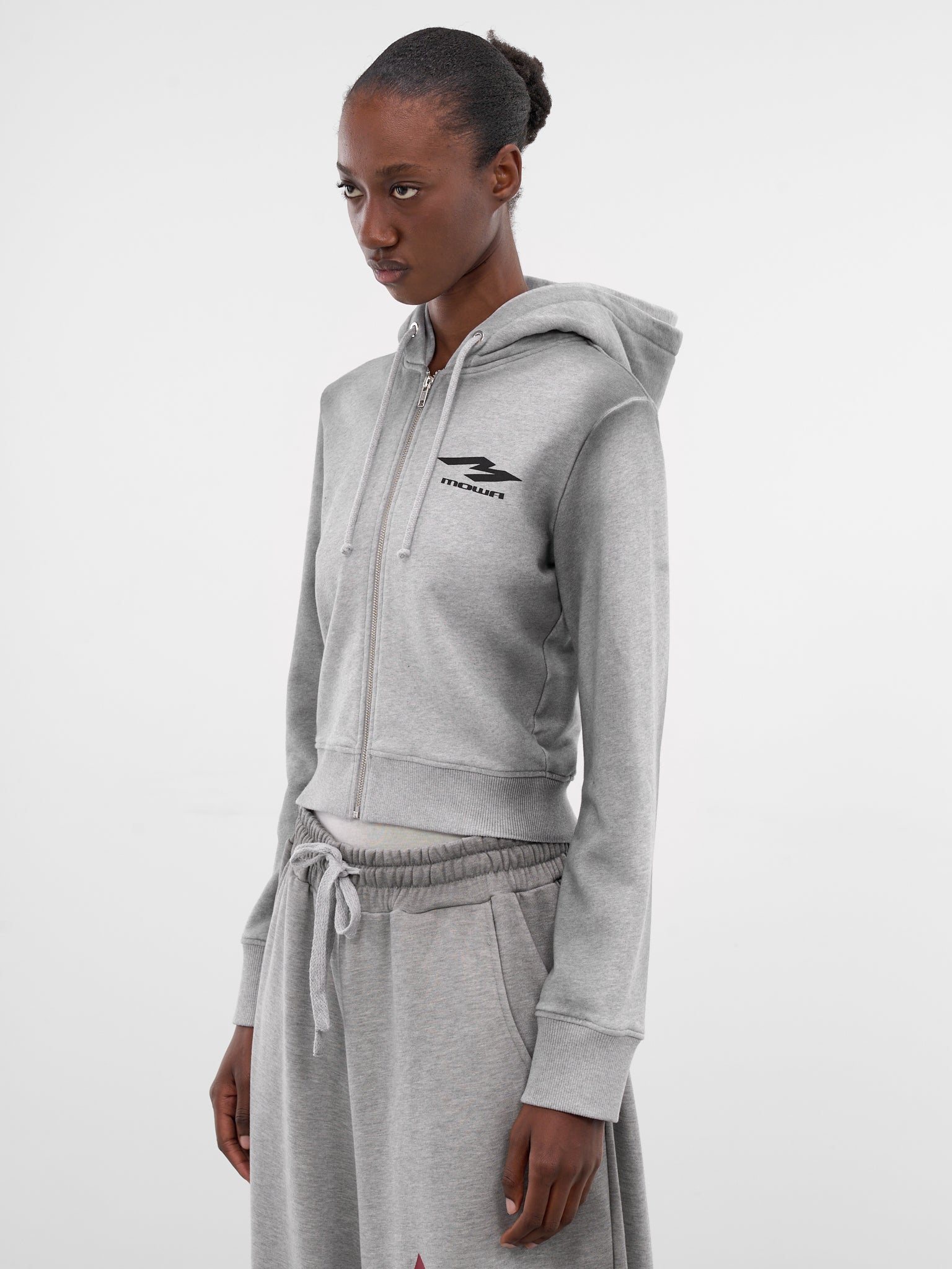 Gray Double D Zip Hoodie (DOUBLE-HOODIE-GREY)