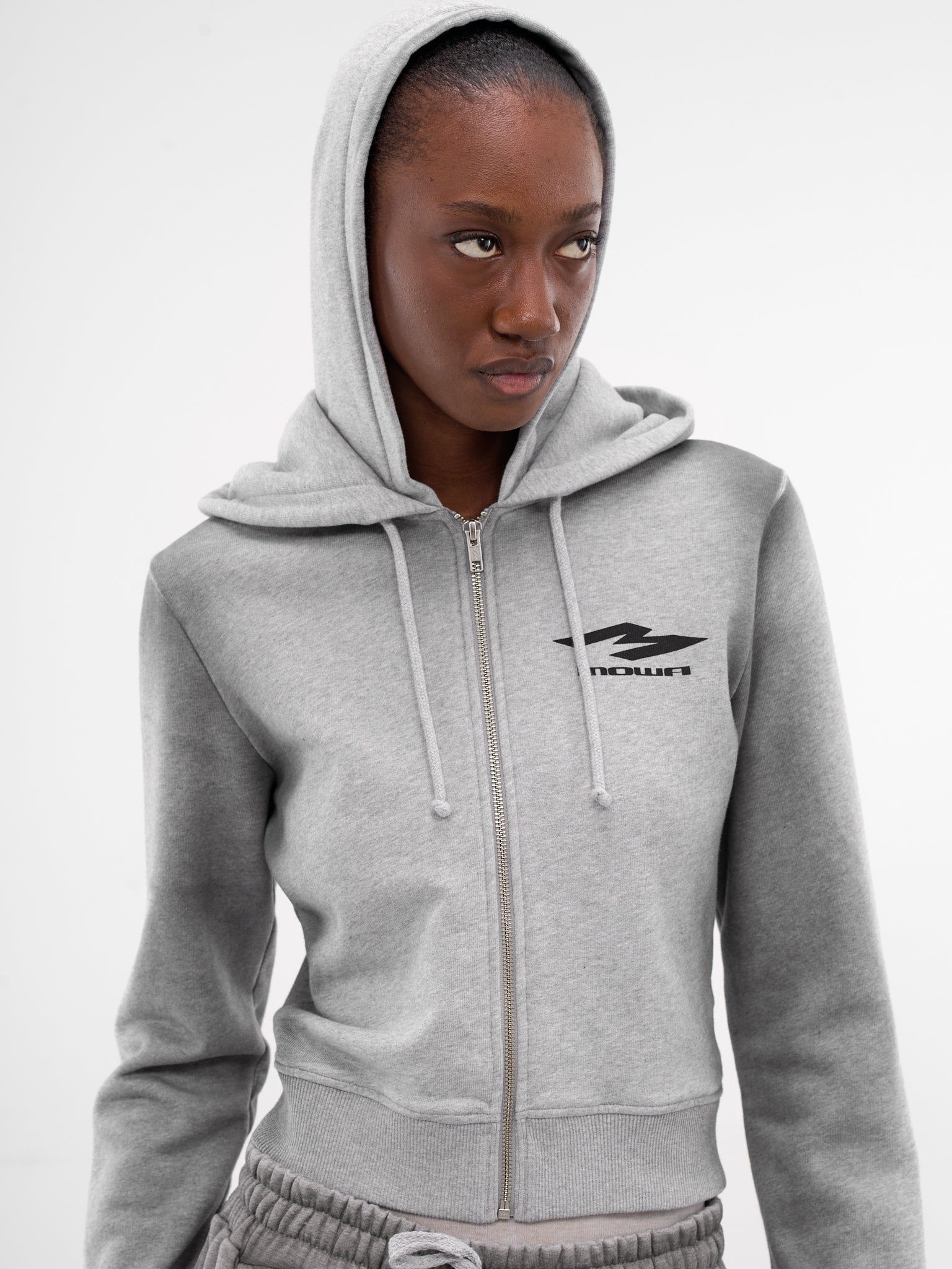 Gray Double D Zip Hoodie (DOUBLE-HOODIE-GREY)