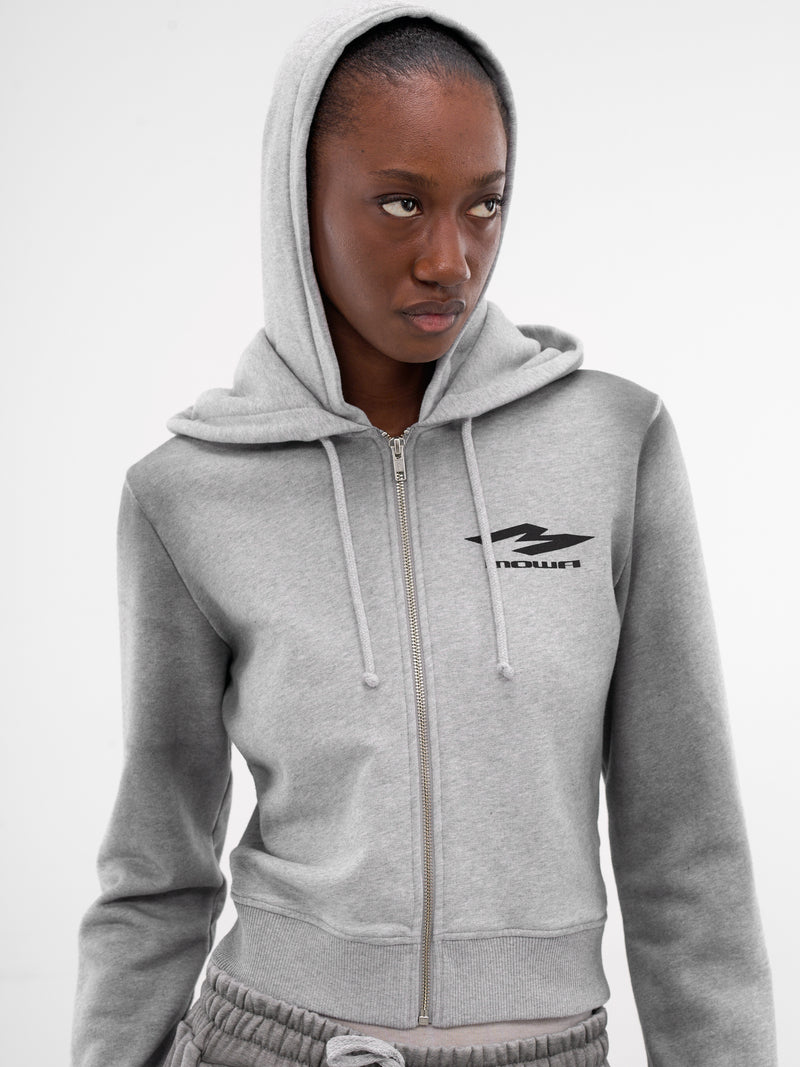 Gray Double D Zip Hoodie (DOUBLE-HOODIE-GREY)